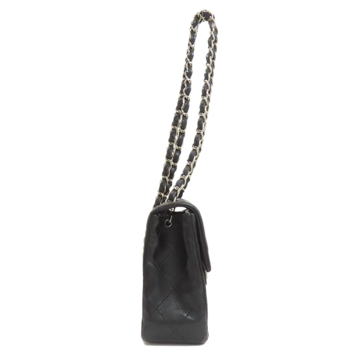 Chanel Black Leather Shoulder Bag (Pre-Owned)