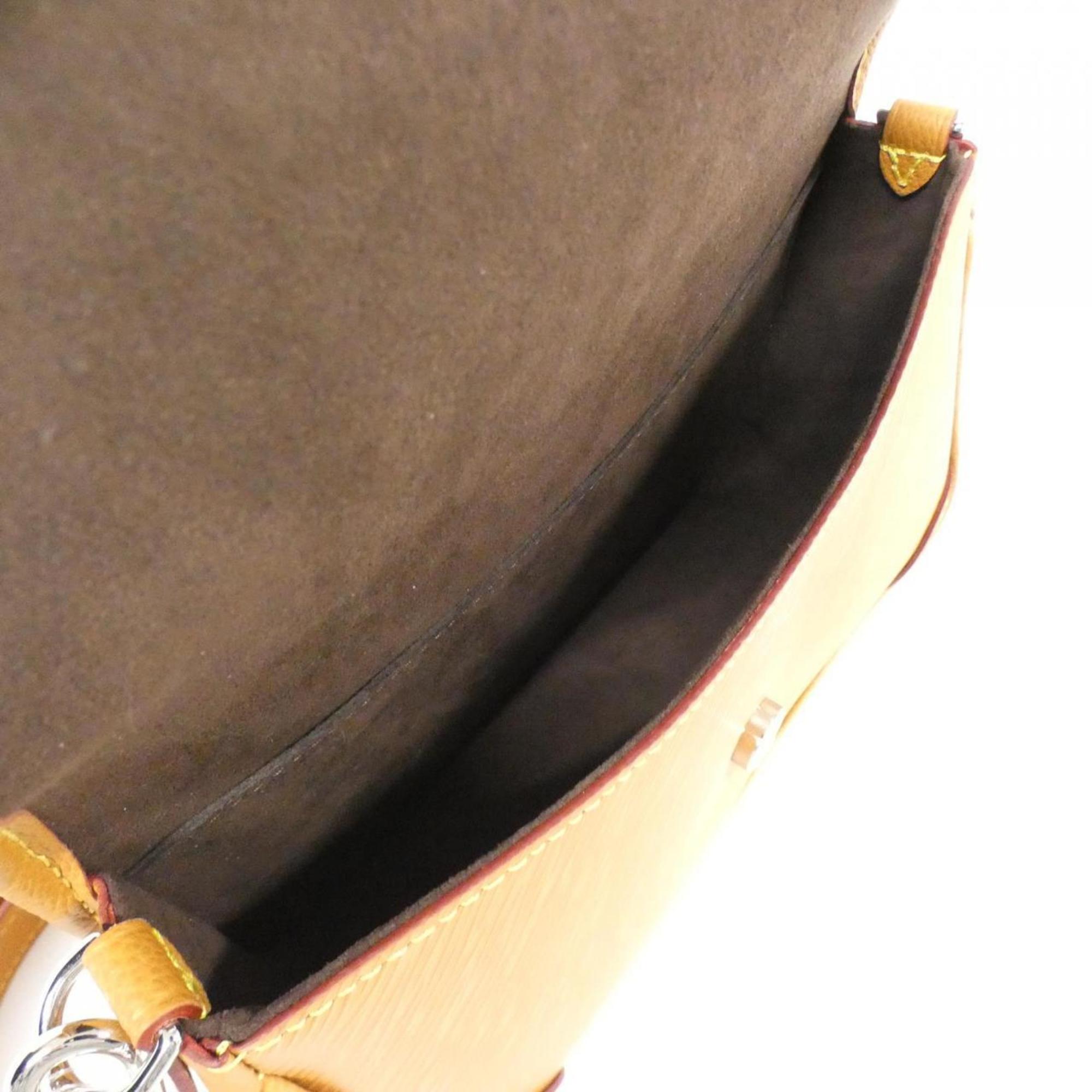 Louis Vuitton Brown Leather Shoulder Bag (Pre-Owned)