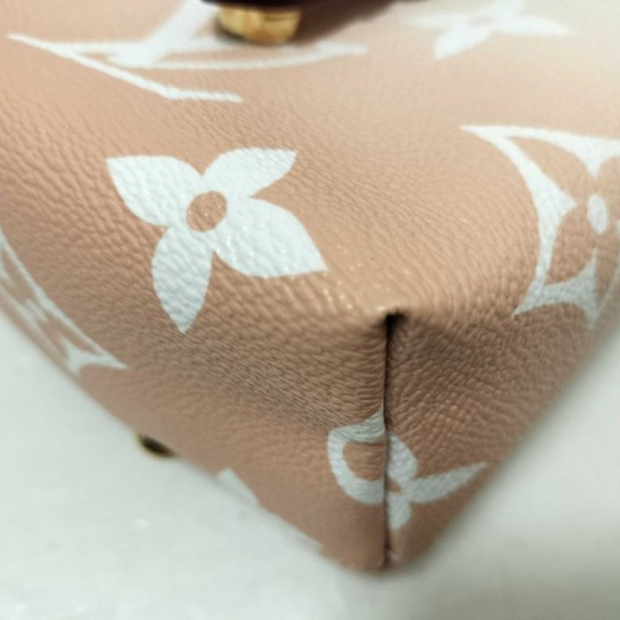 Louis Vuitton Gray Pink Pvc Leather Backpack (Pre-Owned)