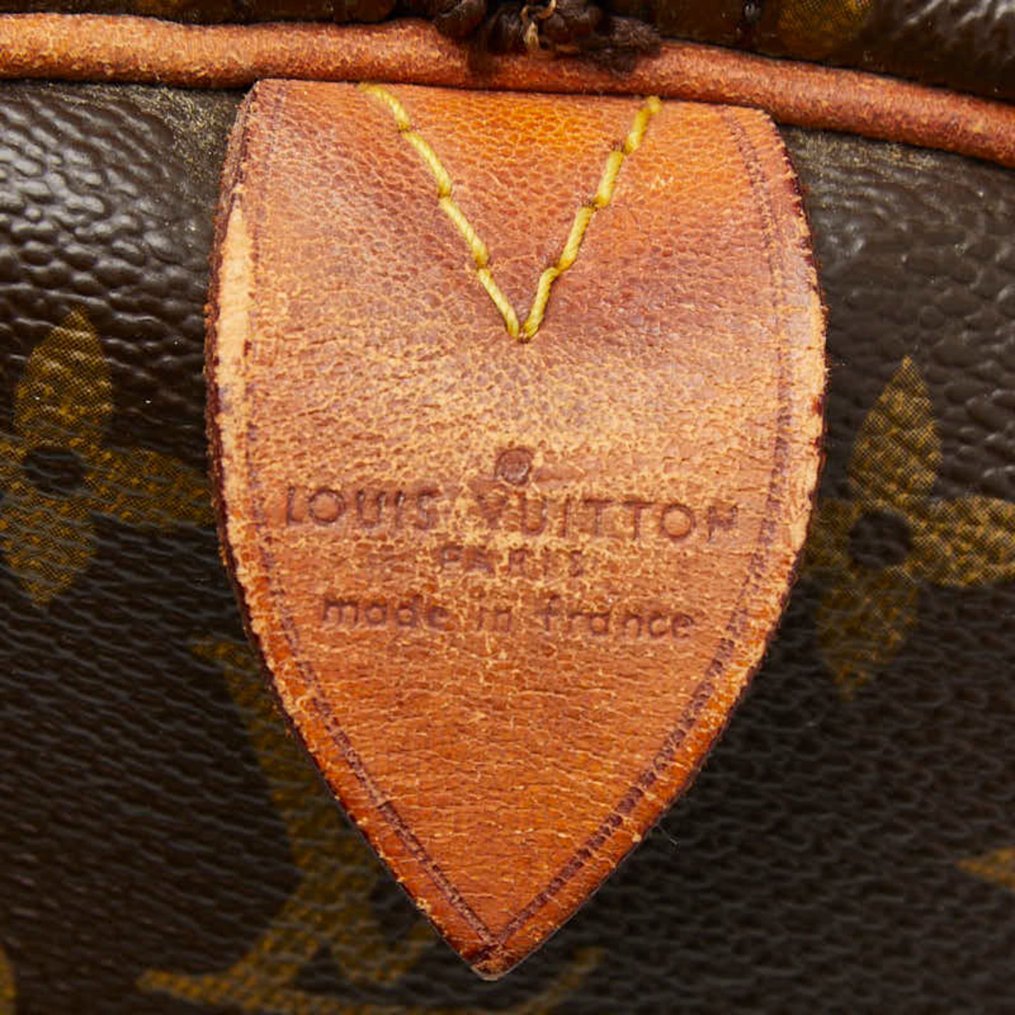 Louis Vuitton Brown Pvc Leather Boston Bag (Pre-Owned)
