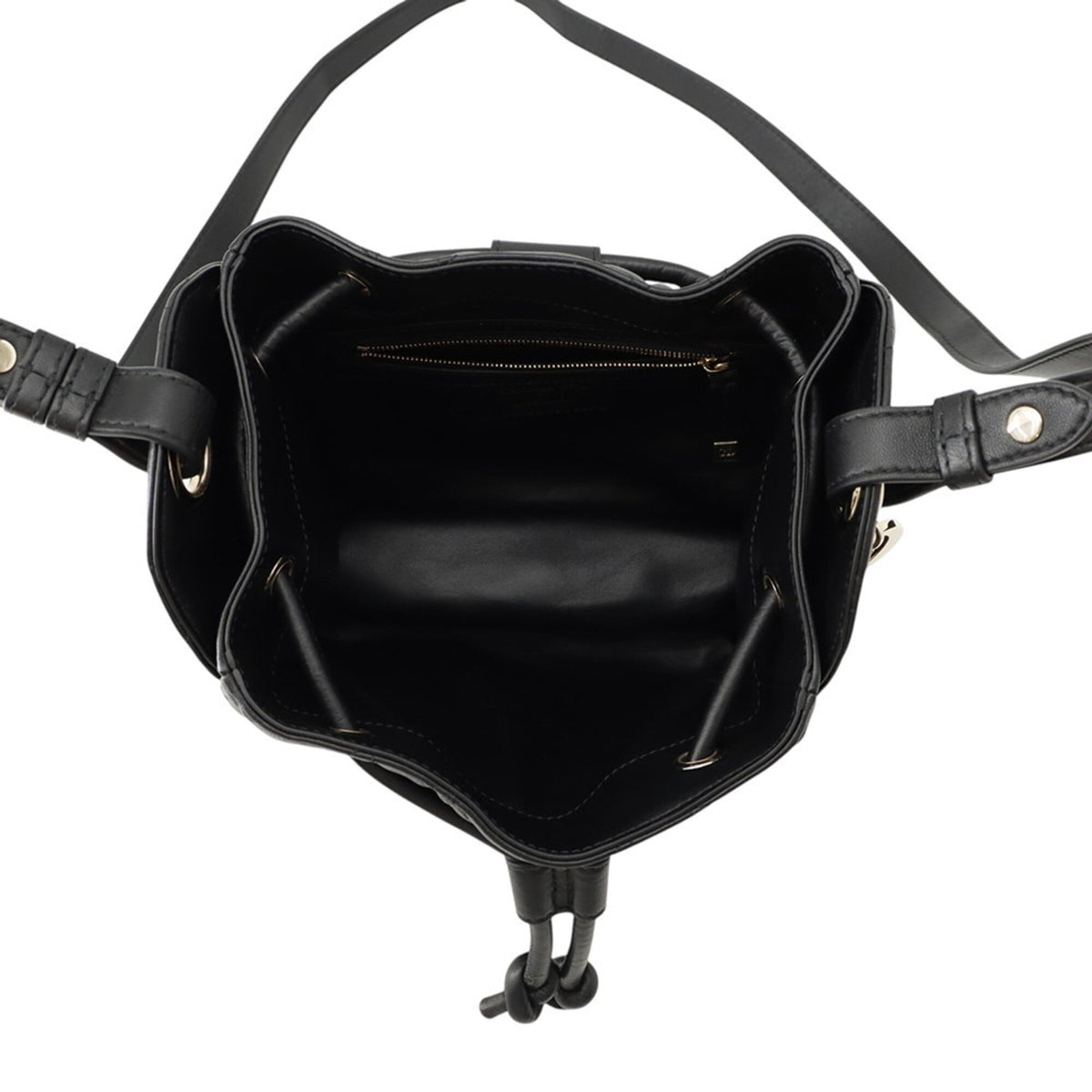 Christian Dior Black Leather Handbag Shoulder Bag (Pre-Owned)