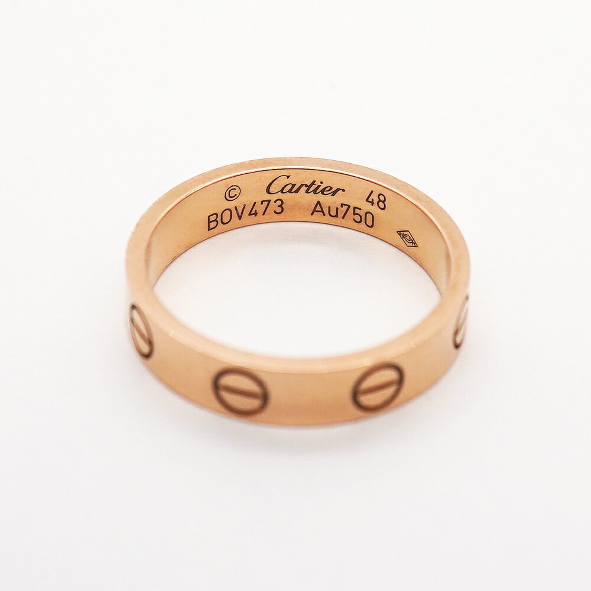 Cartier Pink Gold (18K) Band Ring (Pre-Owned)