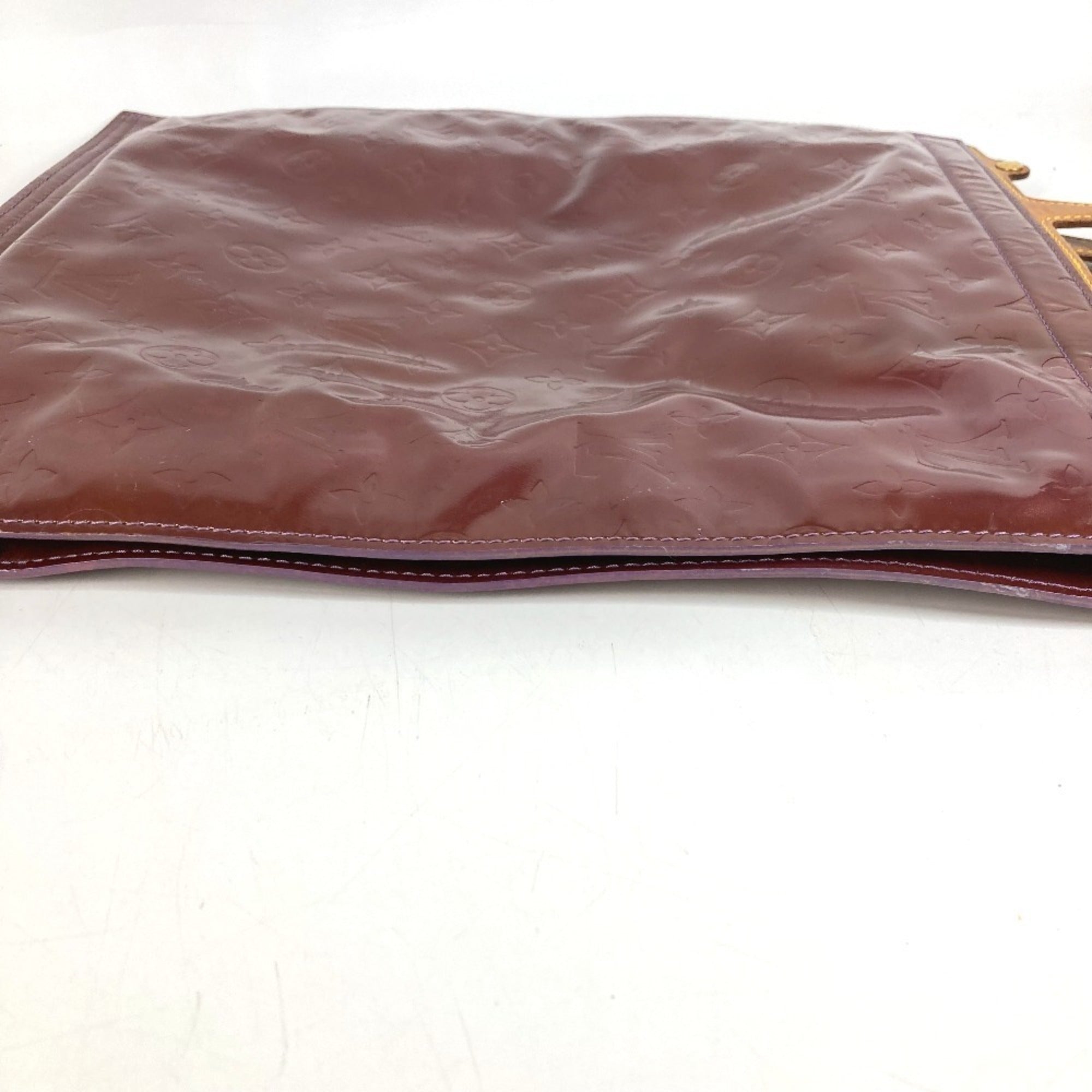 Louis Vuitton Purple Violet Monogram Vernis Clutch Bag Handbag (Pre-Owned)