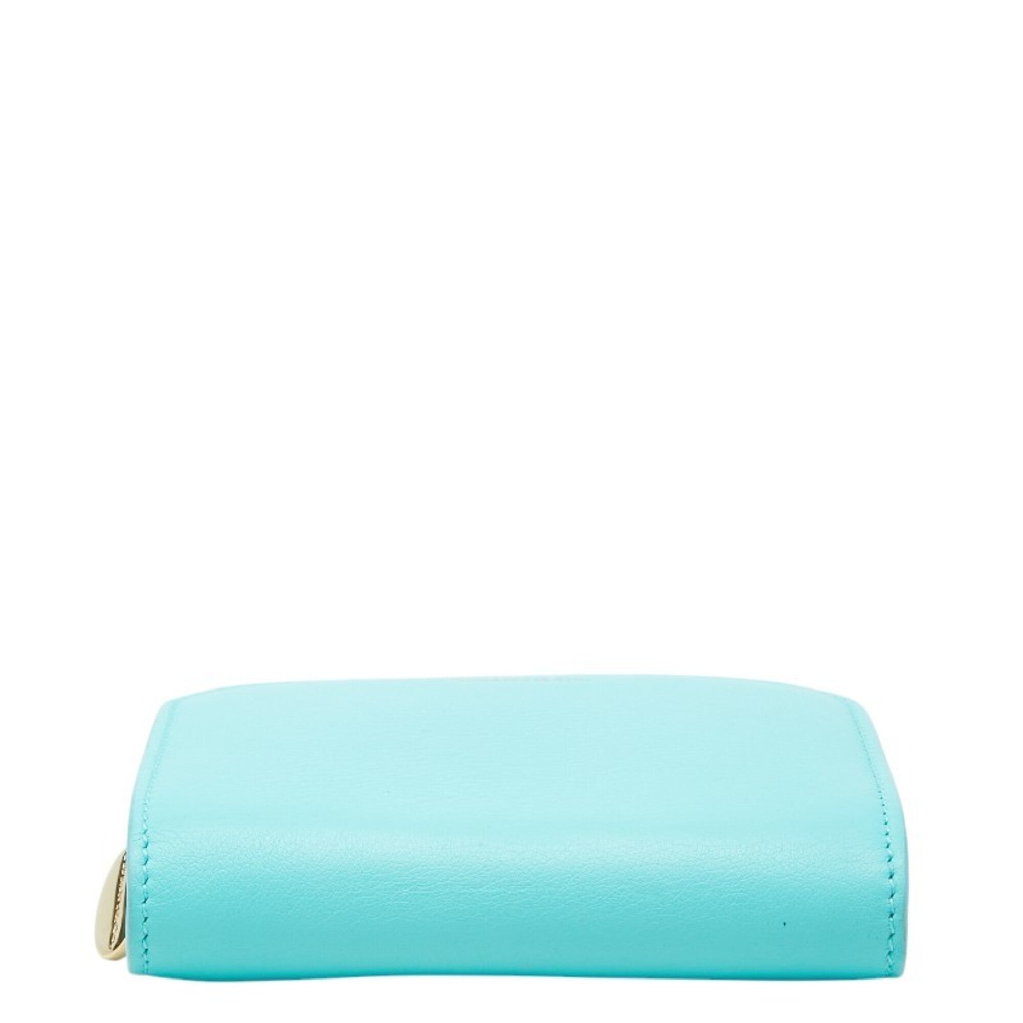 Tiffany Tiffany Blue Leather Wallet (Bi-Fold) (Pre-Owned)