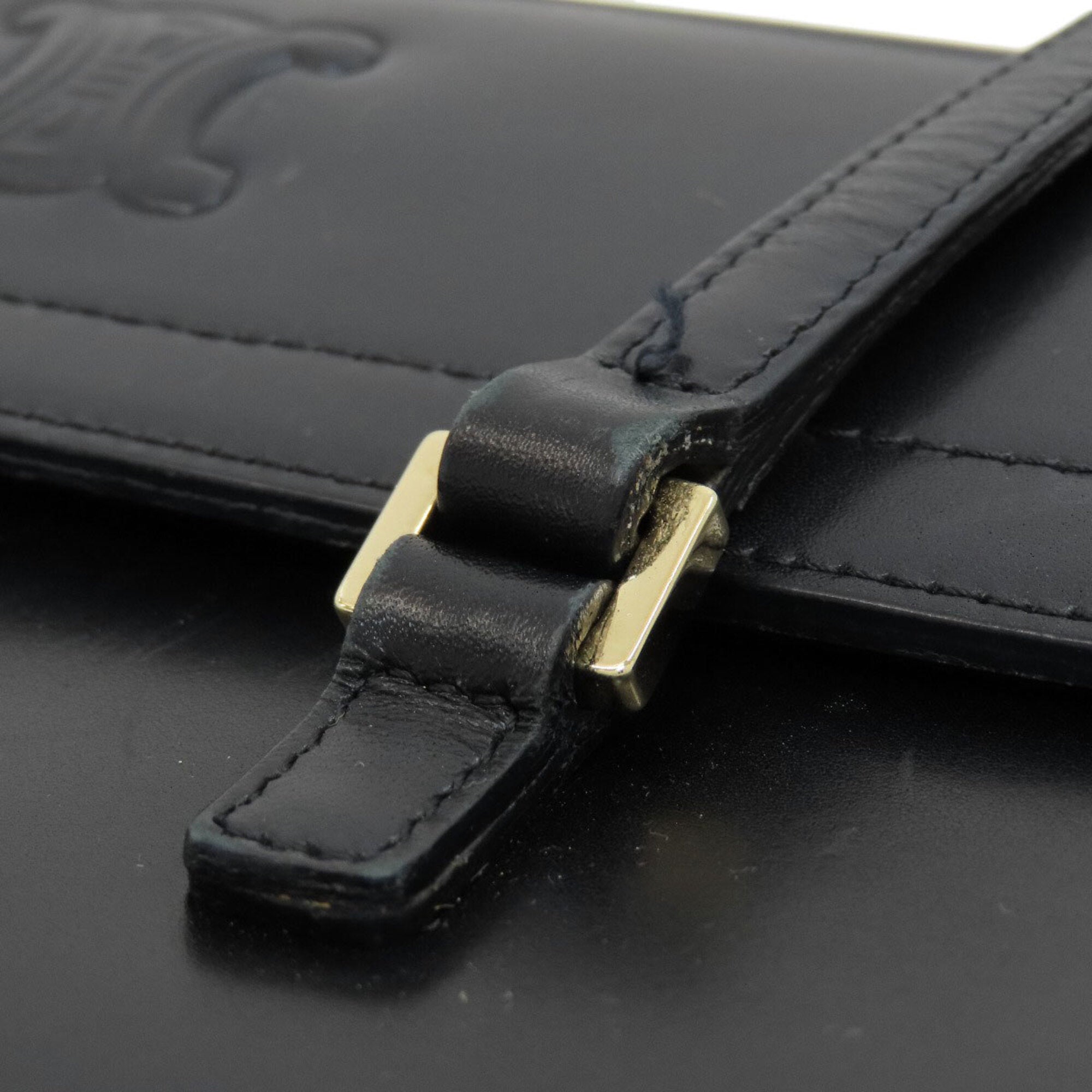 Celine Black Leather Handbag (Pre-Owned)
