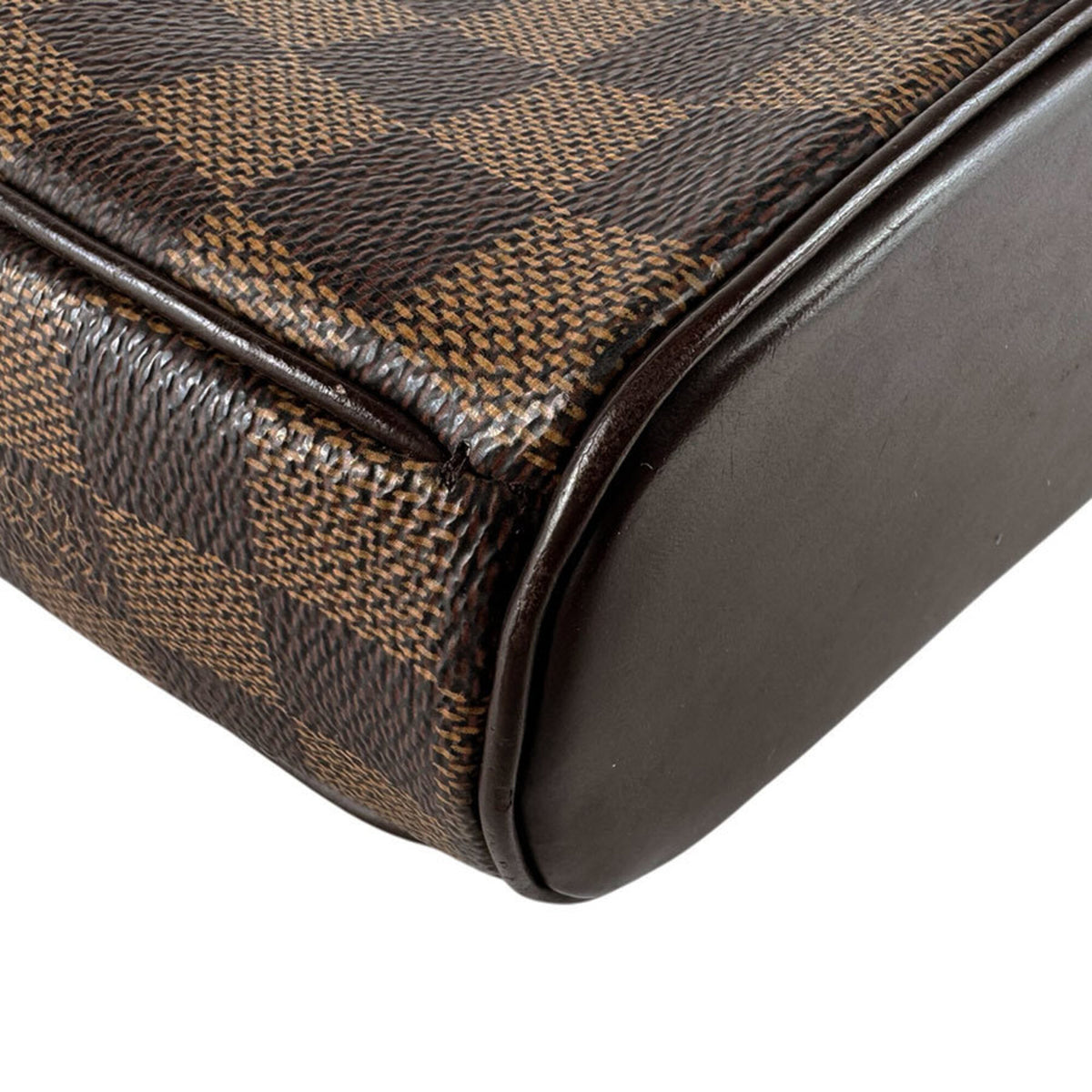 Louis Vuitton Damier Canvas Ebene Damier Canvas Shoulder Bag (Pre-Owned)