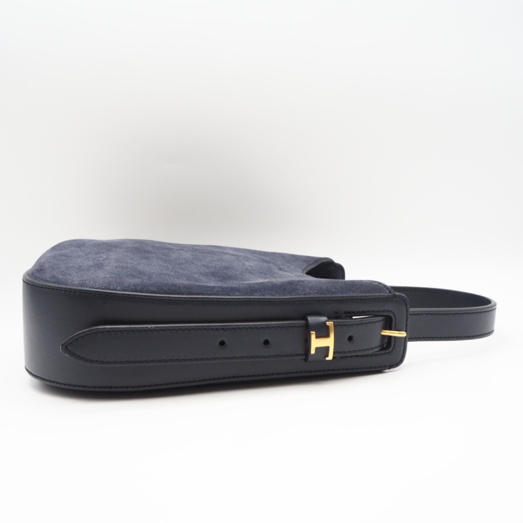 Tod's Navy Leather Handbag Shoulder Bag (Pre-Owned)