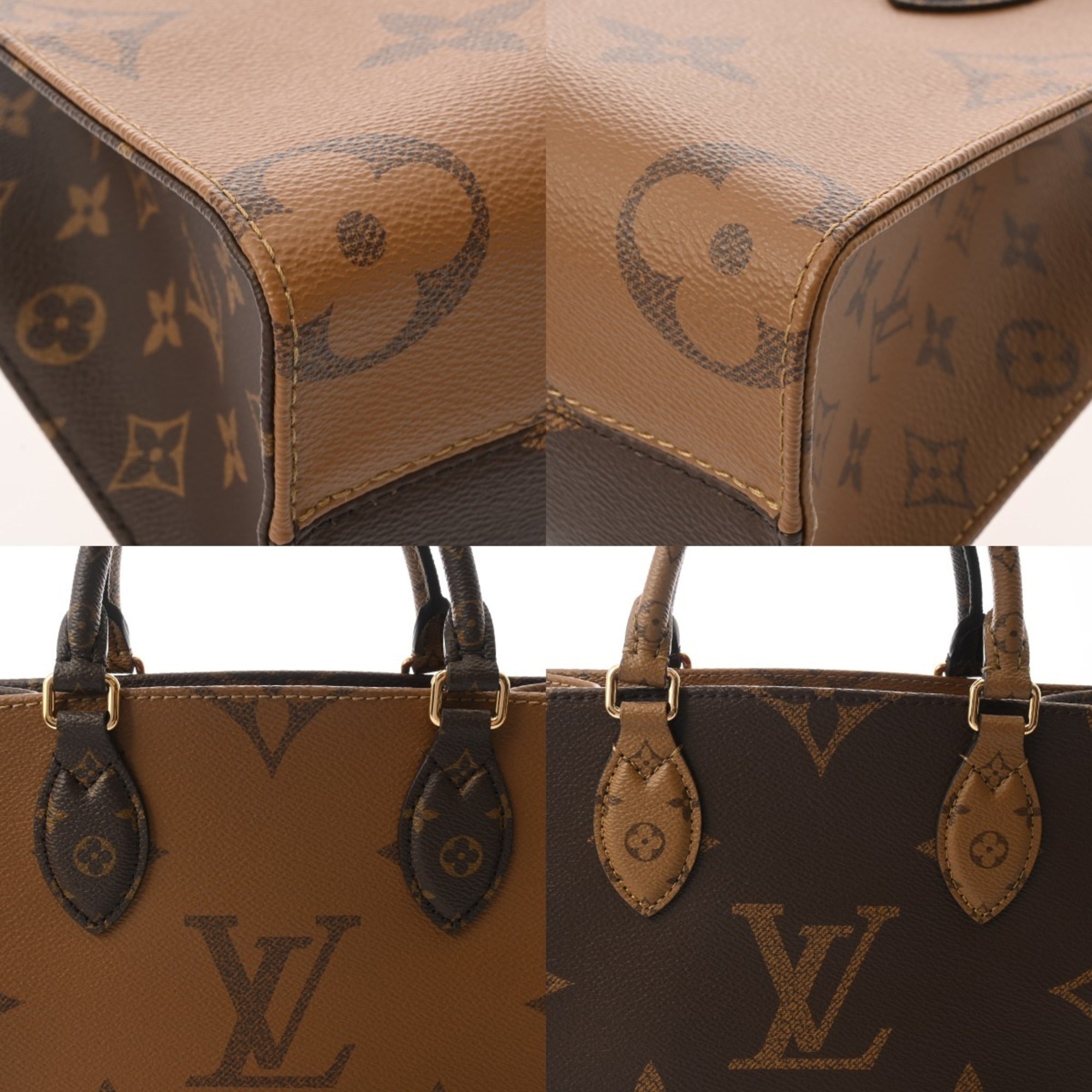 Louis Vuitton Brown Monogram Handbag Pouch (Pre-Owned)