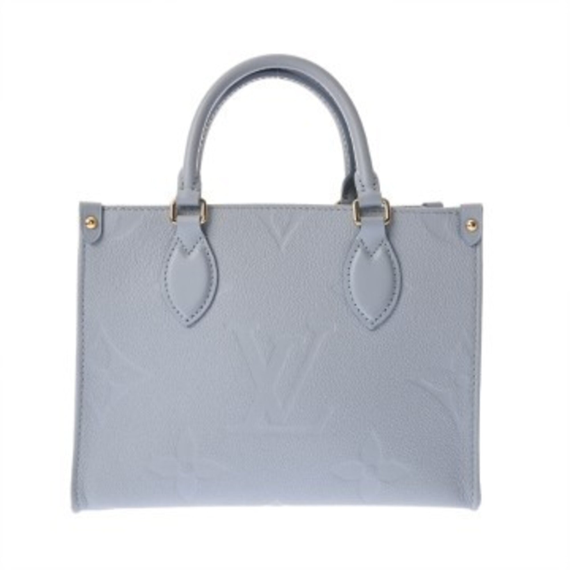 Louis Vuitton Light Blue Leather Handbag (Pre-Owned)