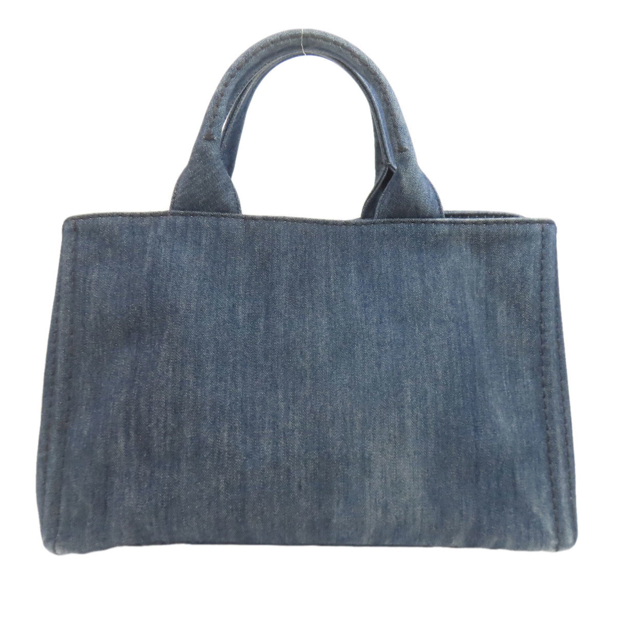 Prada Blue Denim Handbag (Pre-Owned)