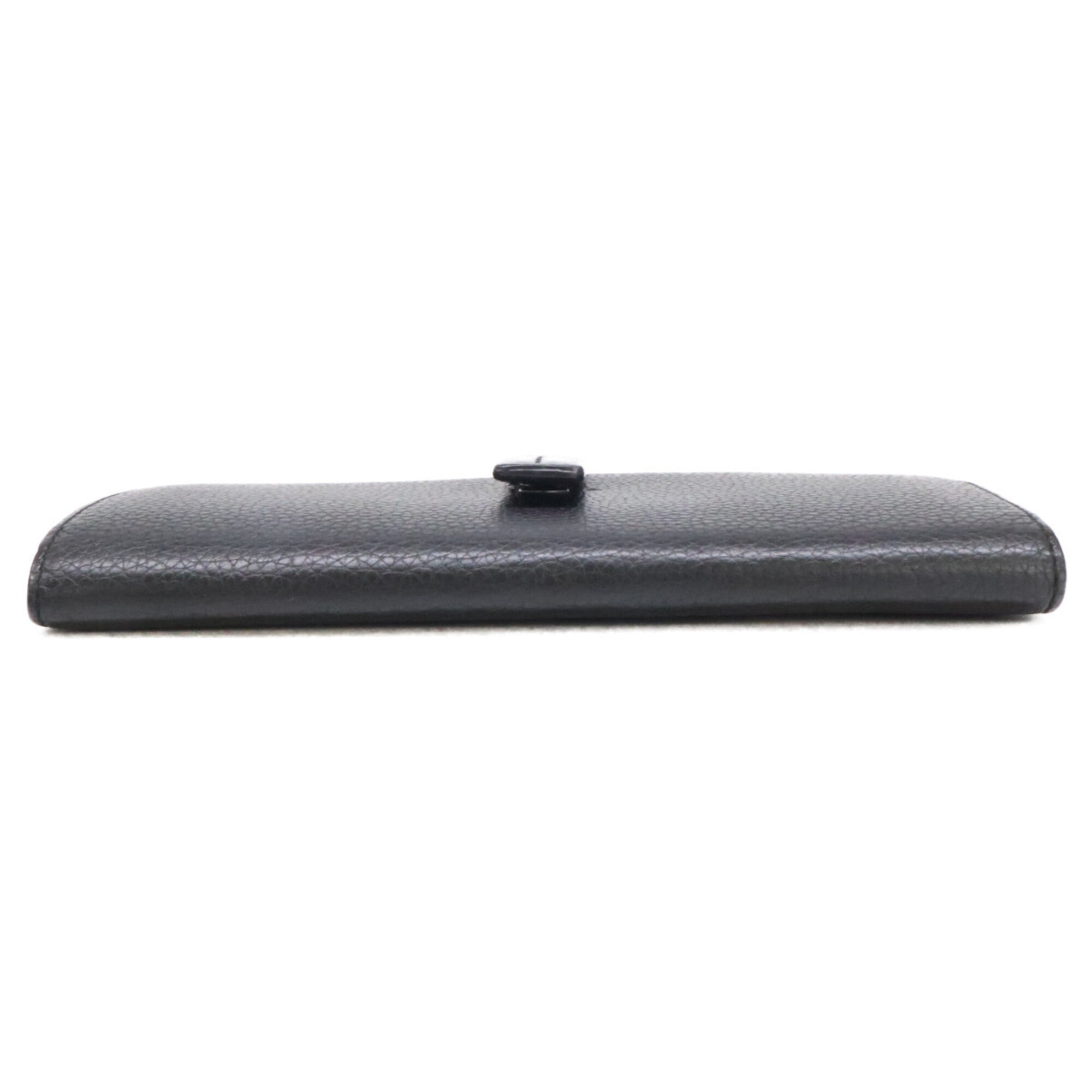 Loewe Black Leather Long Wallet (Bi-Fold) (Pre-Owned)