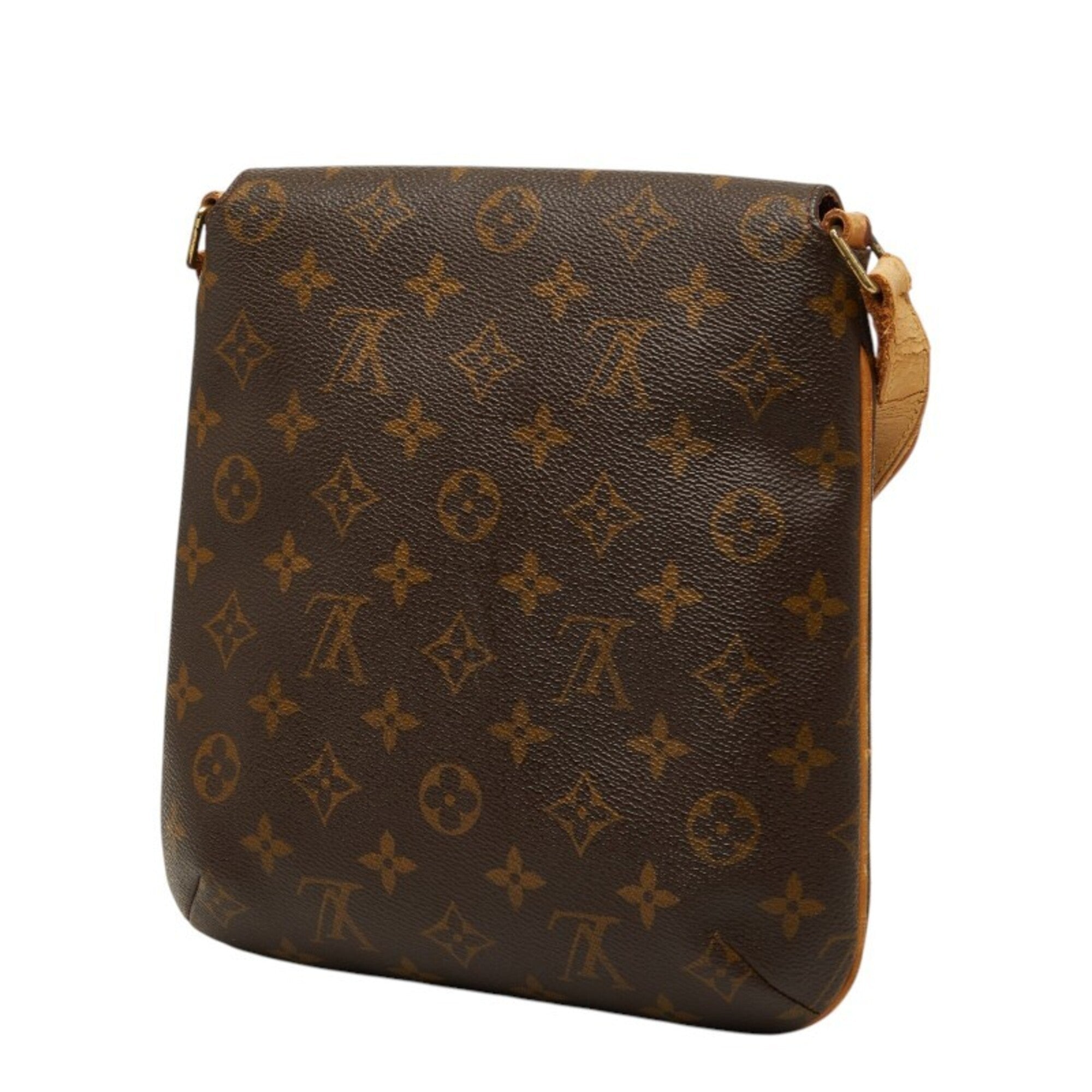 Louis Vuitton Brown Pvc Leather Shoulder Bag (Pre-Owned)
