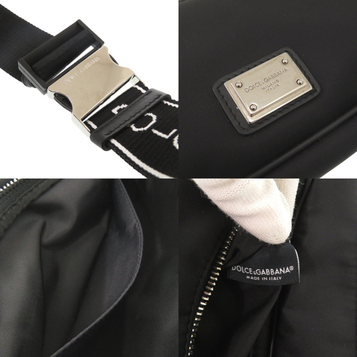 Dolce & Gabbana Black Nylon Fanny Pack (Pre-Owned)