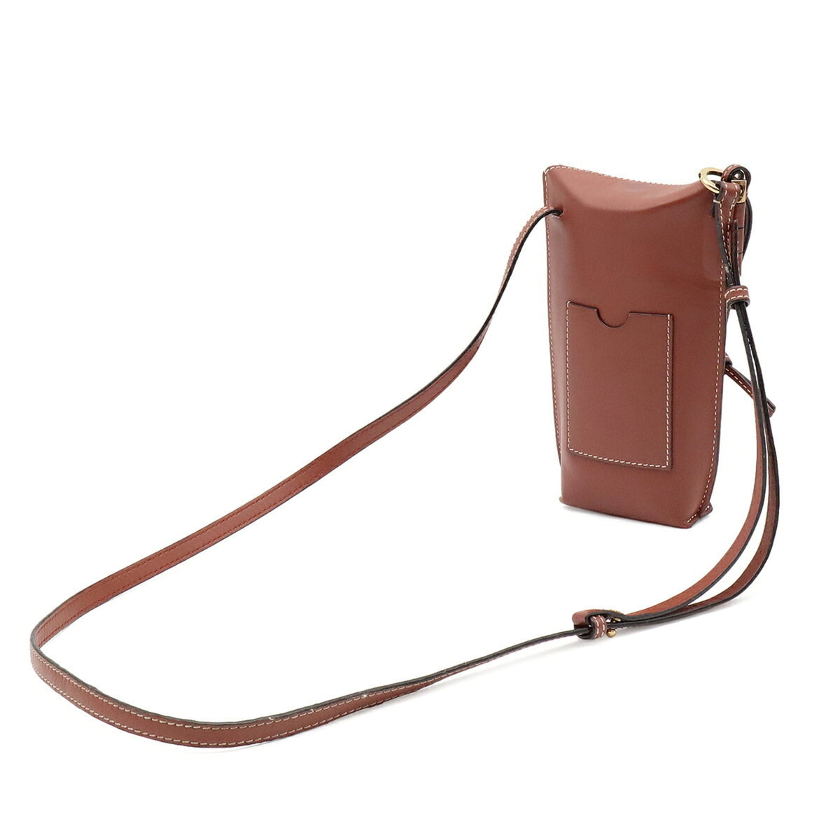 Loewe Brown Leather Pochette Pouch Shoulder Bag (Pre-Owned)