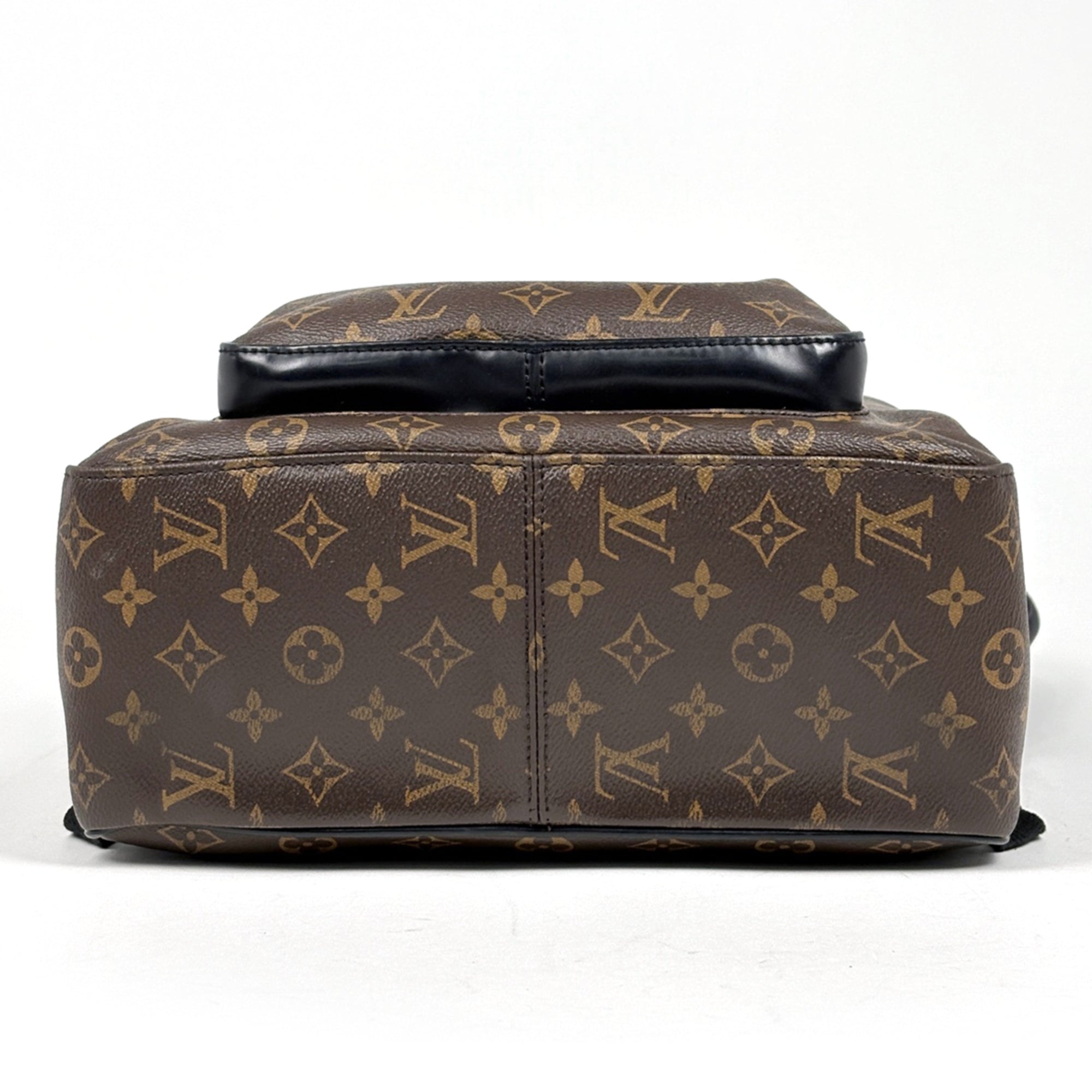 Louis Vuitton Black Brown Monogram Backpack (Pre-Owned)