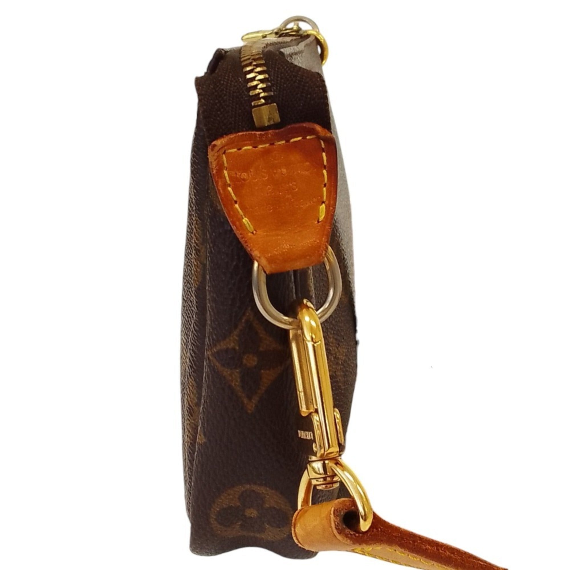 Louis Vuitton Brown Monogram Monogram Pochette Shoulder Bag (Pre-Owned)