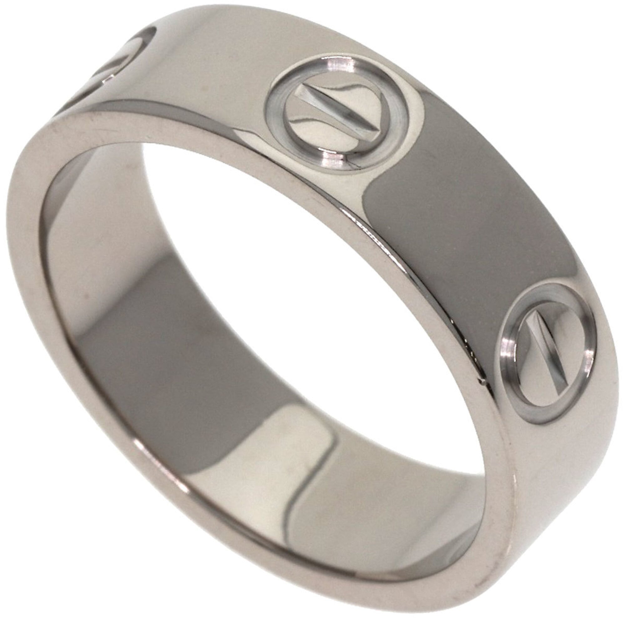 Cartier White Gold White Gold (18K) Band Ring (Pre-Owned)