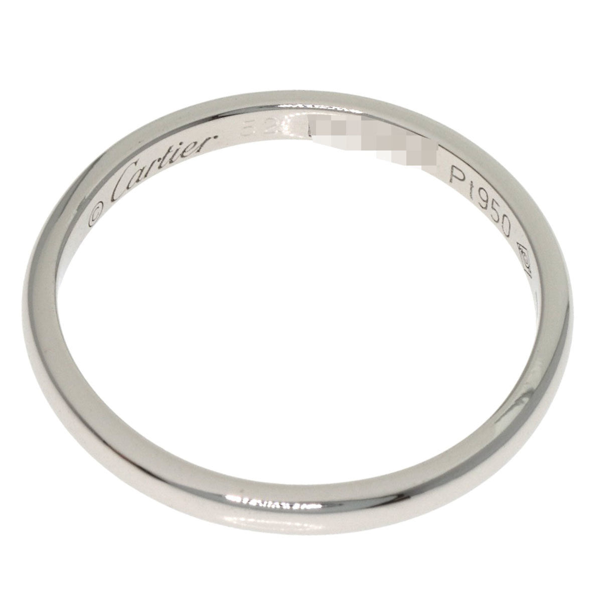 Cartier Platinum 950 Band Ring (Pre-Owned)