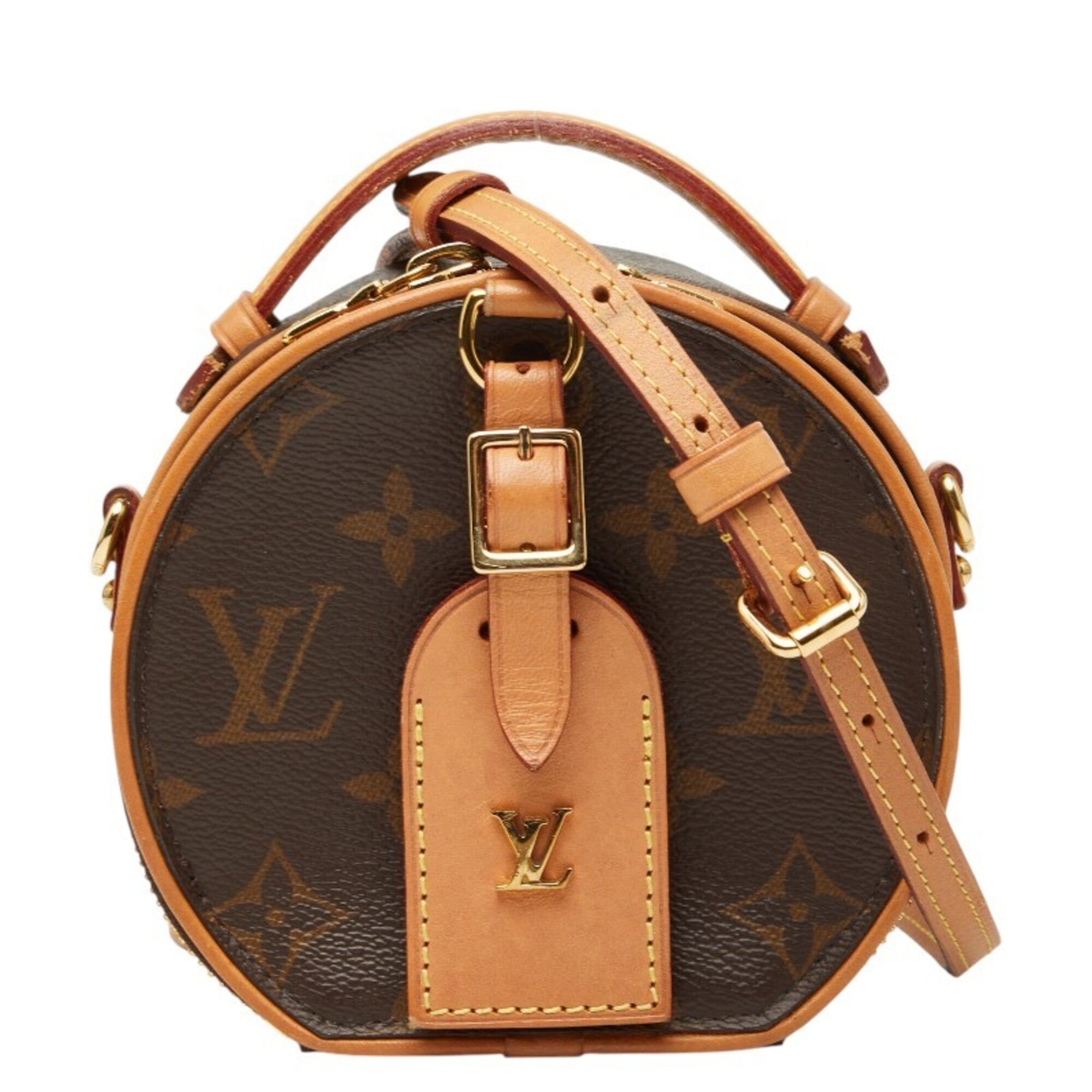 Louis Vuitton Brown Pvc Leather Handbag Shoulder Bag (Pre-Owned)