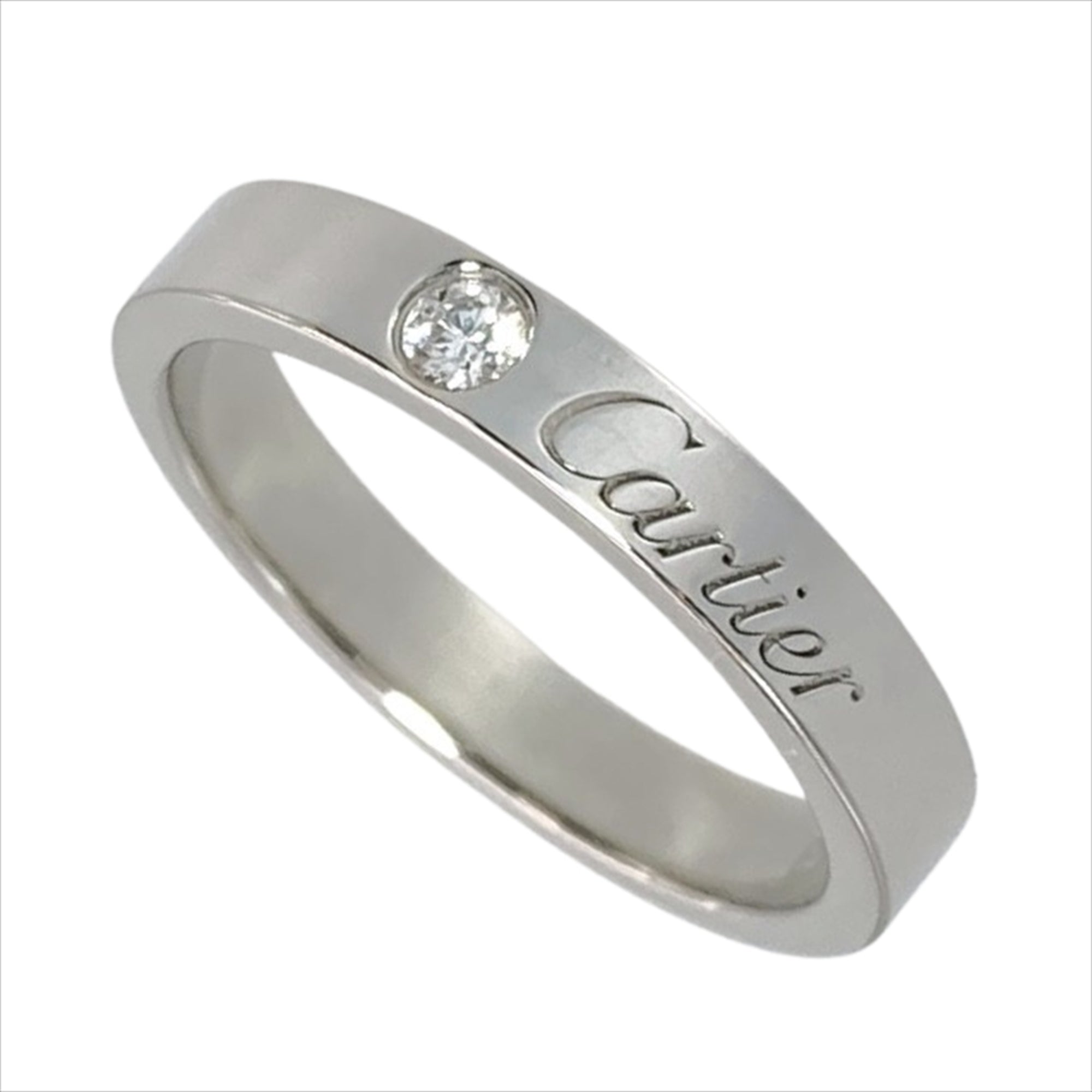 Cartier Platinum 950 Band Ring (Pre-Owned)