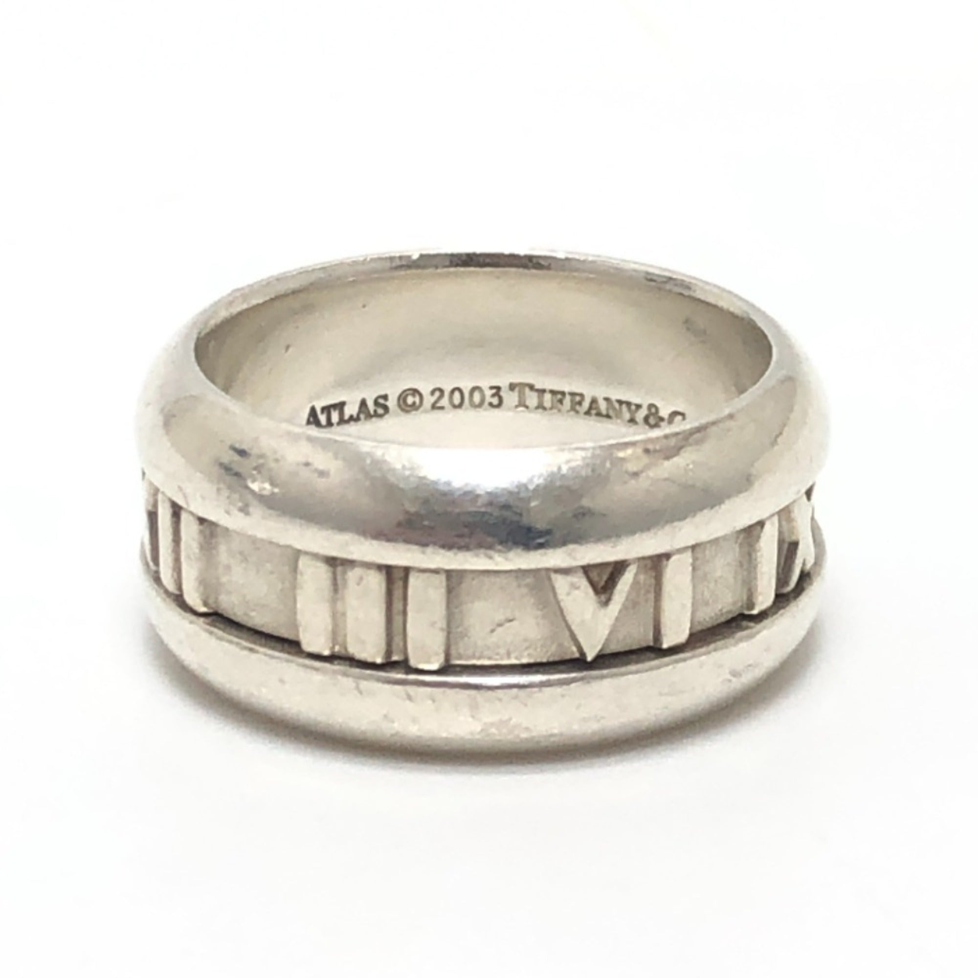 Tiffany Silver Silver 925 Band Ring (Pre-Owned)