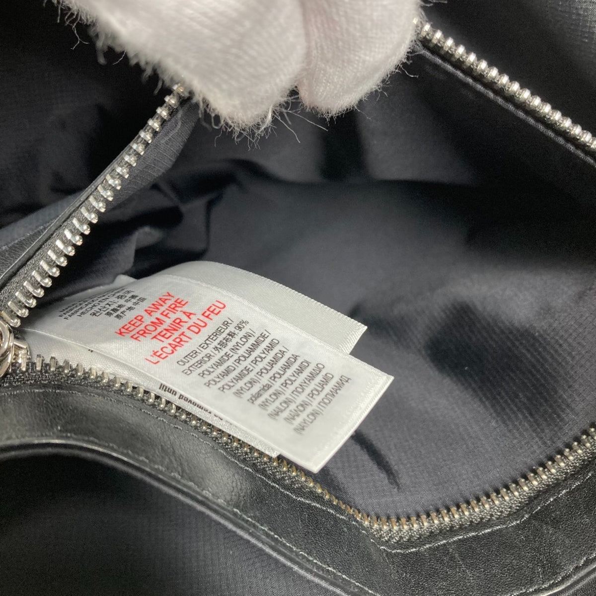 Burberry Black White Nylon Backpack (Pre-Owned)