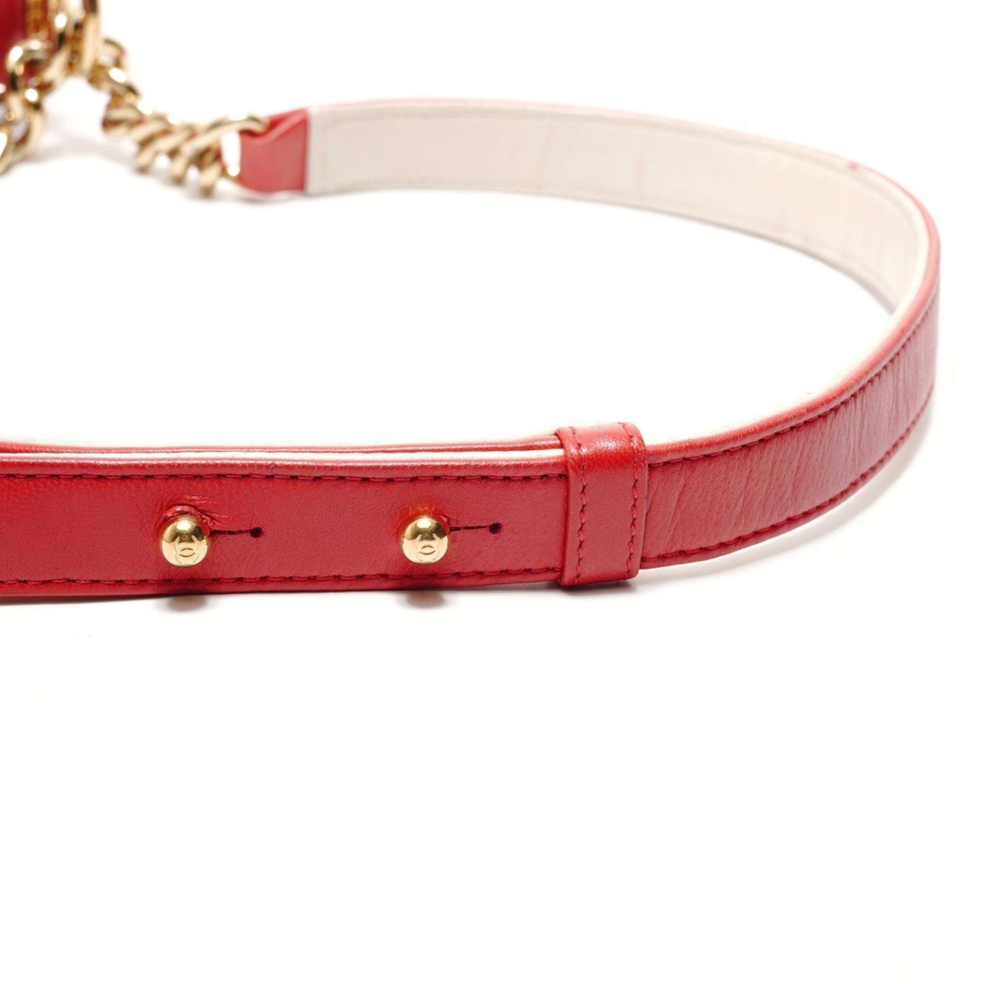 Chanel Boy Chanel Red Color Shoulder Bag (Pre-Owned)