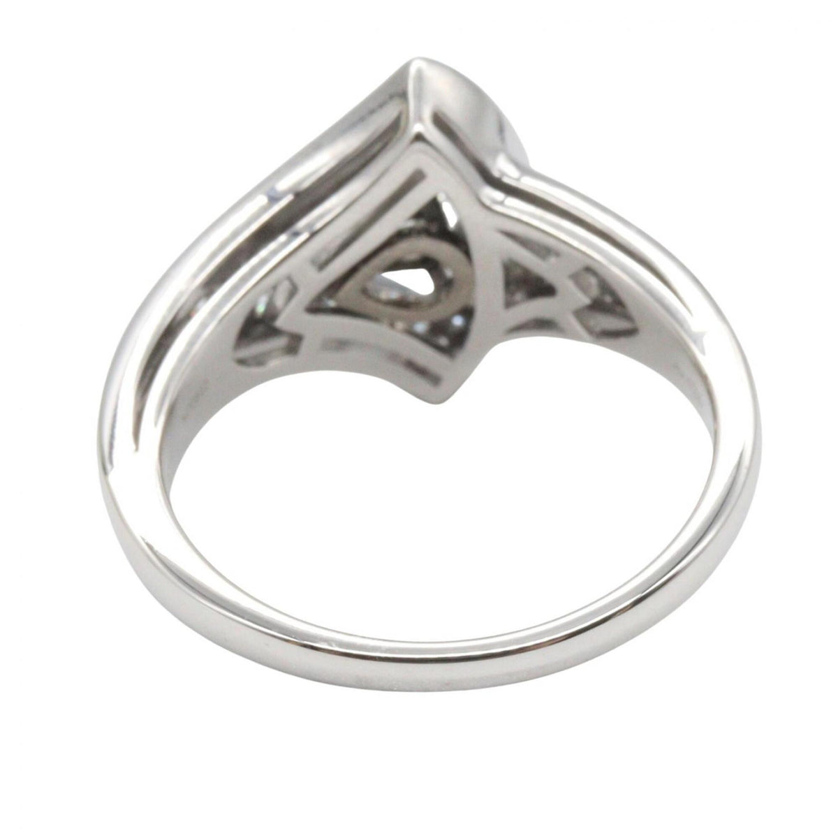 Bvlgari Clear White Gold White Gold (18K) Band Ring (Pre-Owned)