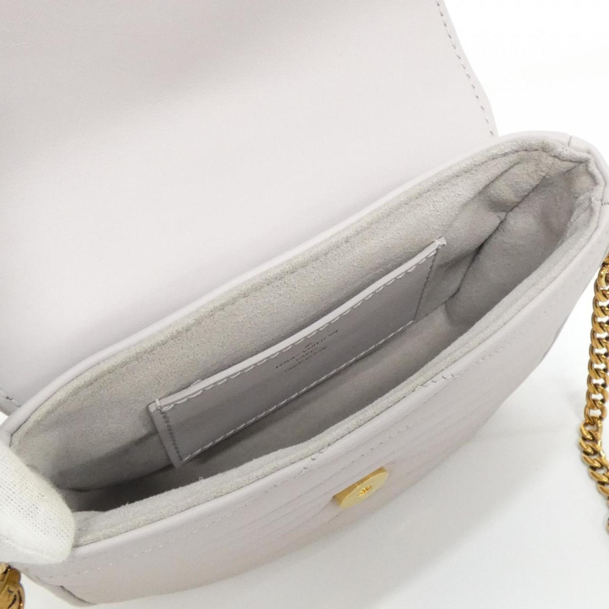 Louis Vuitton Beige Leather Pochette Shoulder Bag (Pre-Owned)