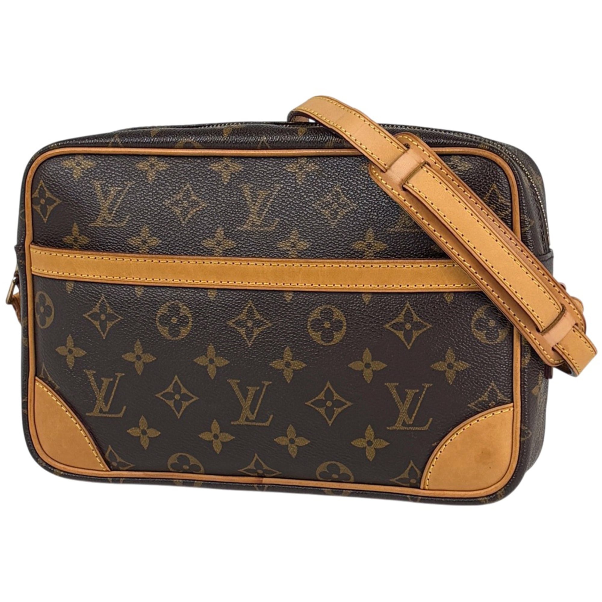 Louis Vuitton Brown Monogram Shoulder Bag (Pre-Owned)