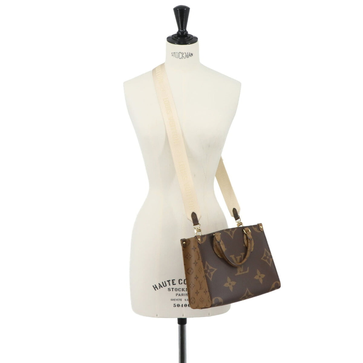 Louis Vuitton Monogram Monogram Reverse Monogram Canvas Monogram Reverse Handbag (Pre-Owned)