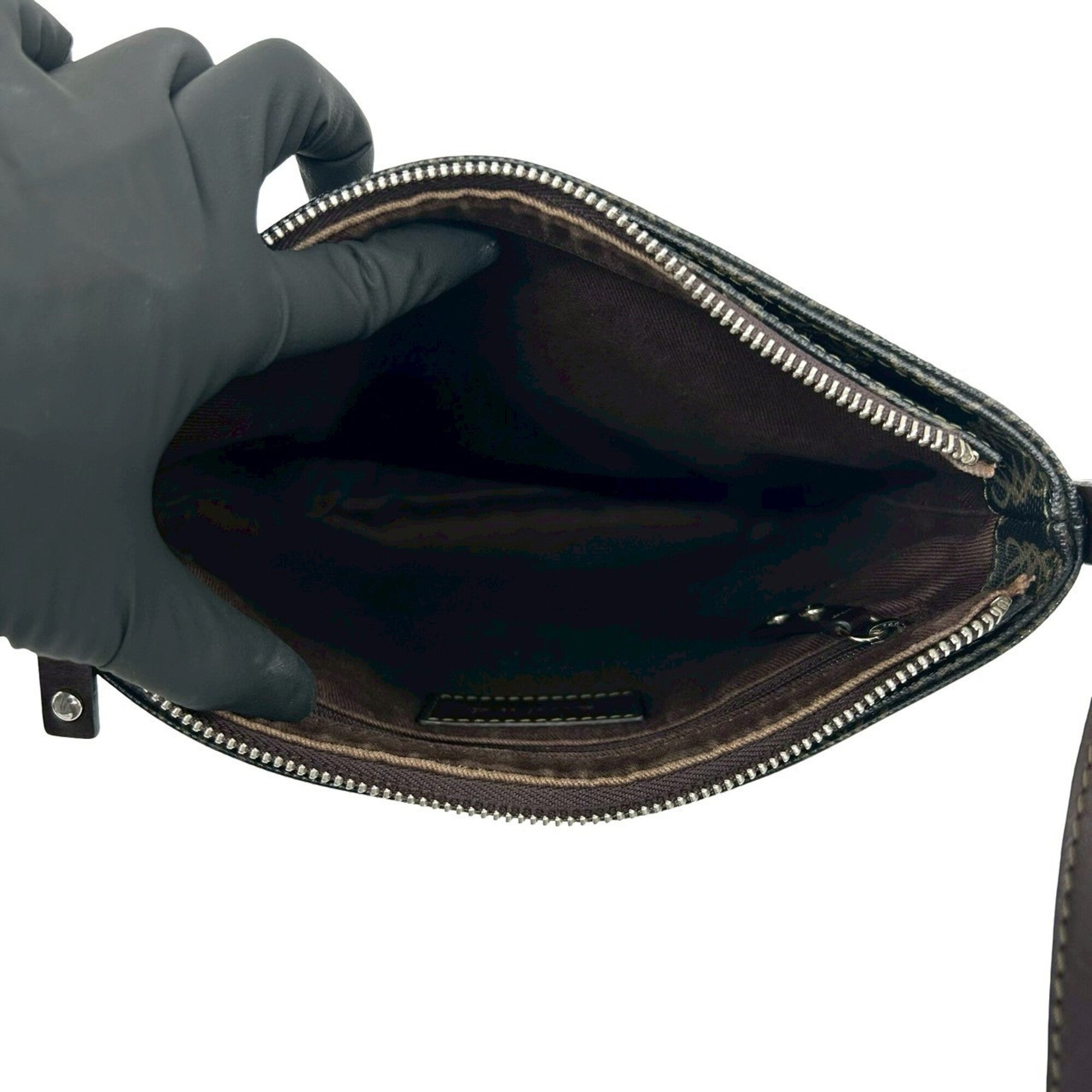 Loewe Brown Leather Pvc Pochette Shoulder Bag (Pre-Owned)