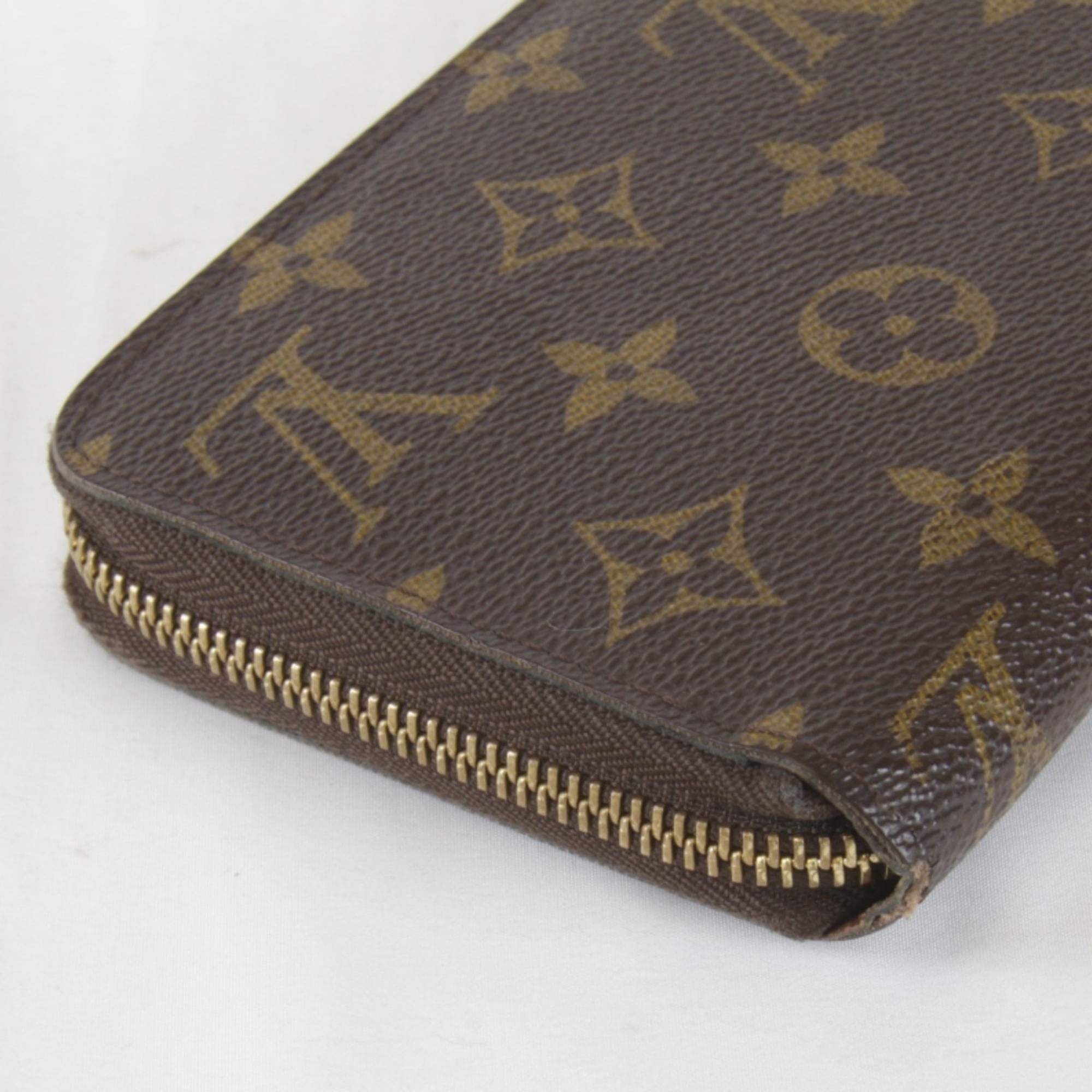 Louis Vuitton Brown Monogram Canvas Long Wallet (Bi-Fold) (Pre-Owned)