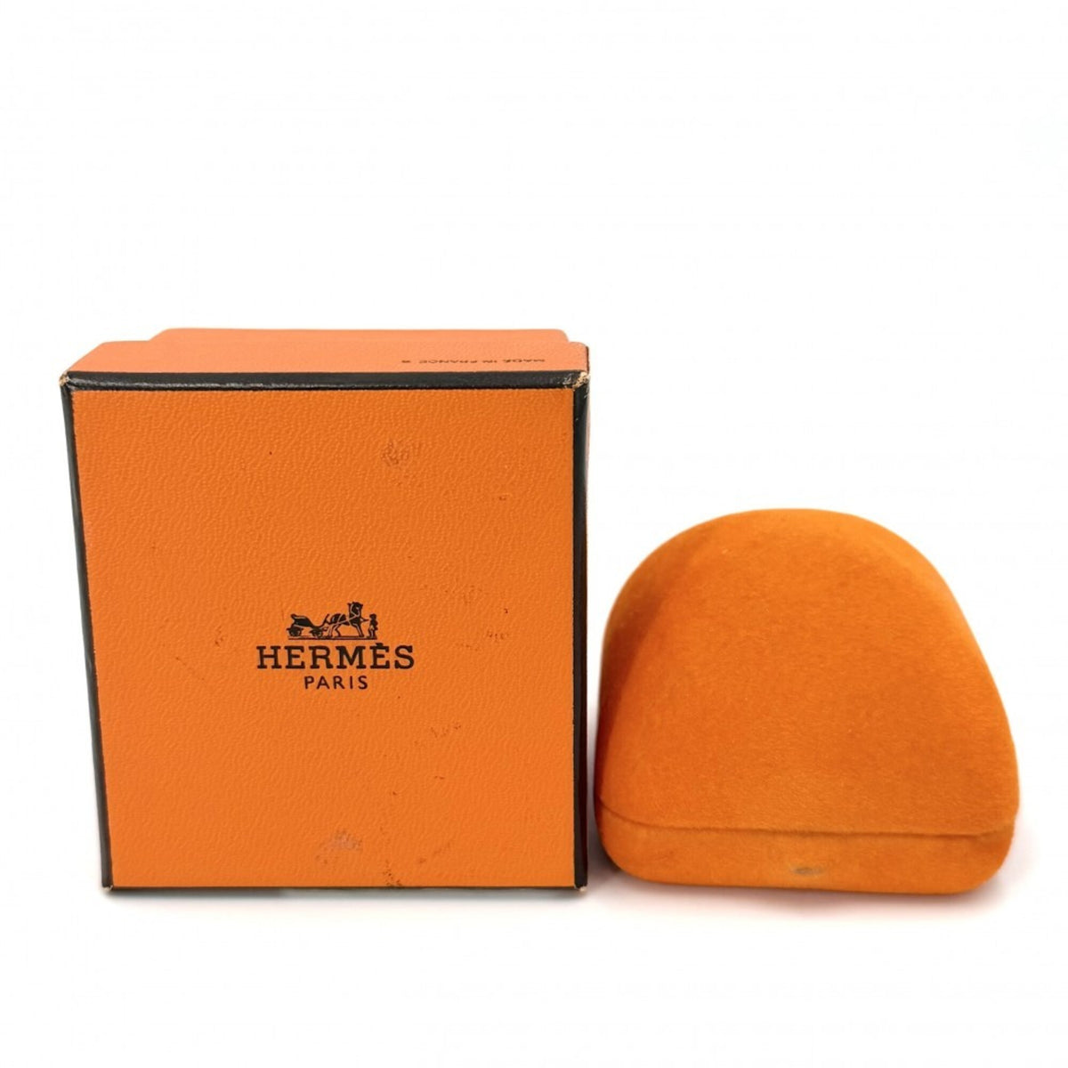 Hermes Silver 925 Band Ring (Pre-Owned)