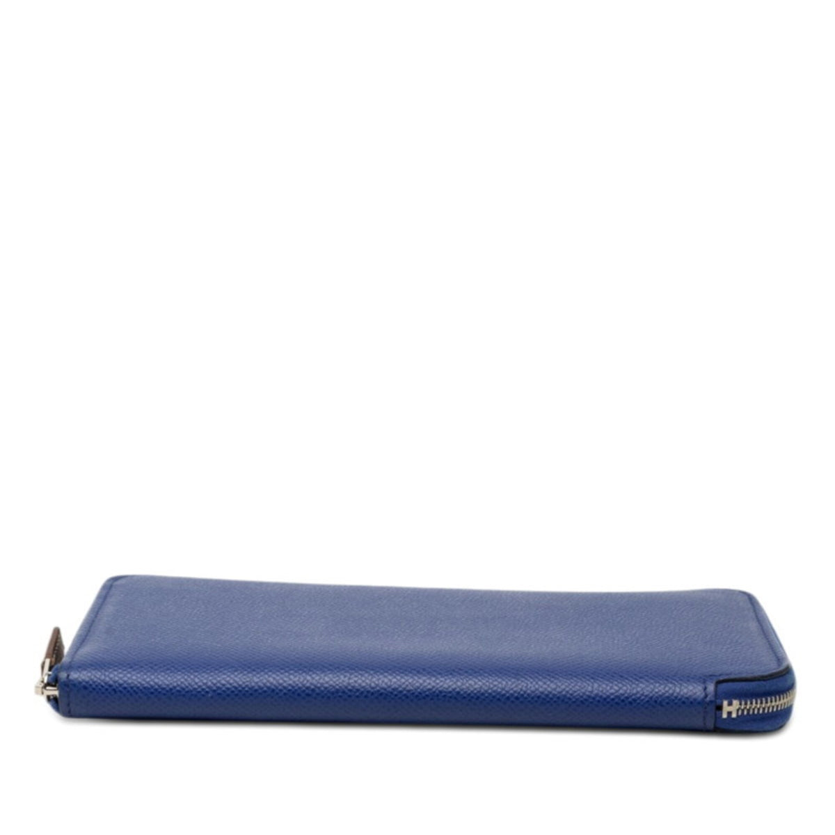 Hermes Blue Epsom Leather Long Wallet (Bi-Fold) (Pre-Owned)