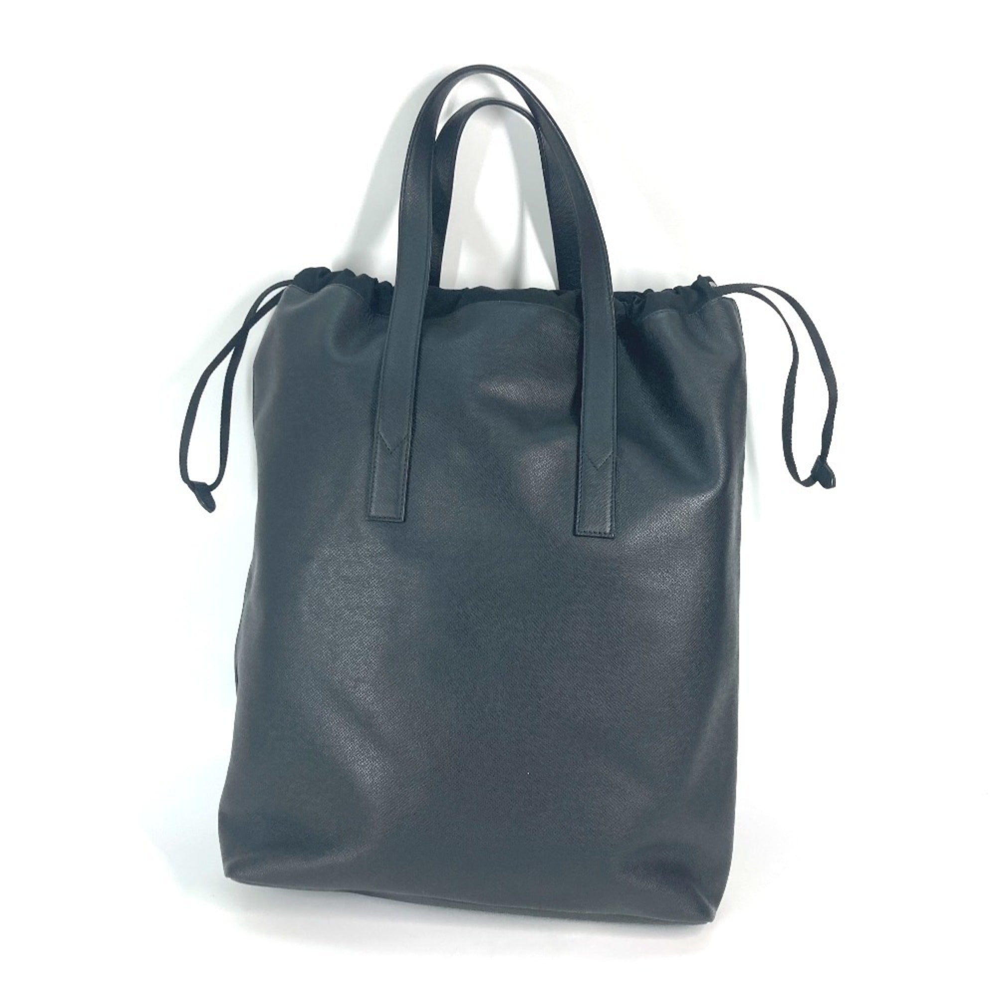 Louis Vuitton Black White Taiga Leather Pouch Shoulder Bag Tote Bag (Pre-Owned)