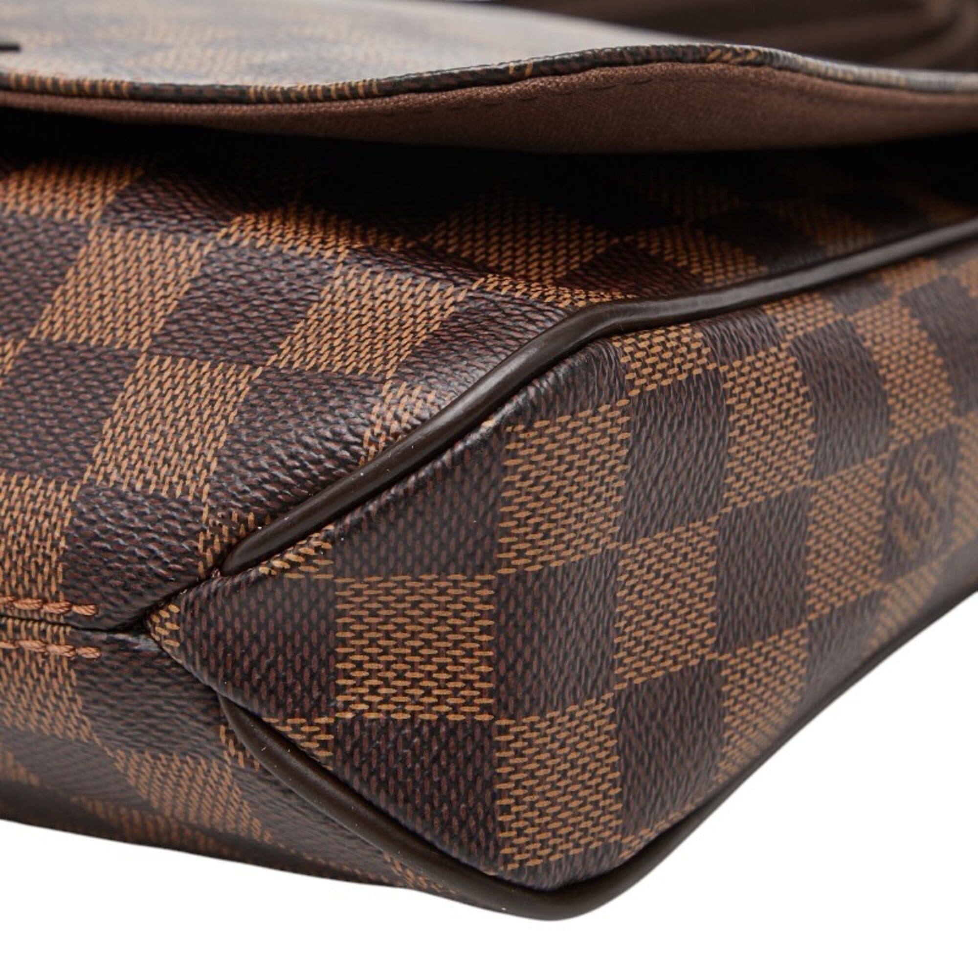Louis Vuitton Brown Pvc Leather Shoulder Bag (Pre-Owned)