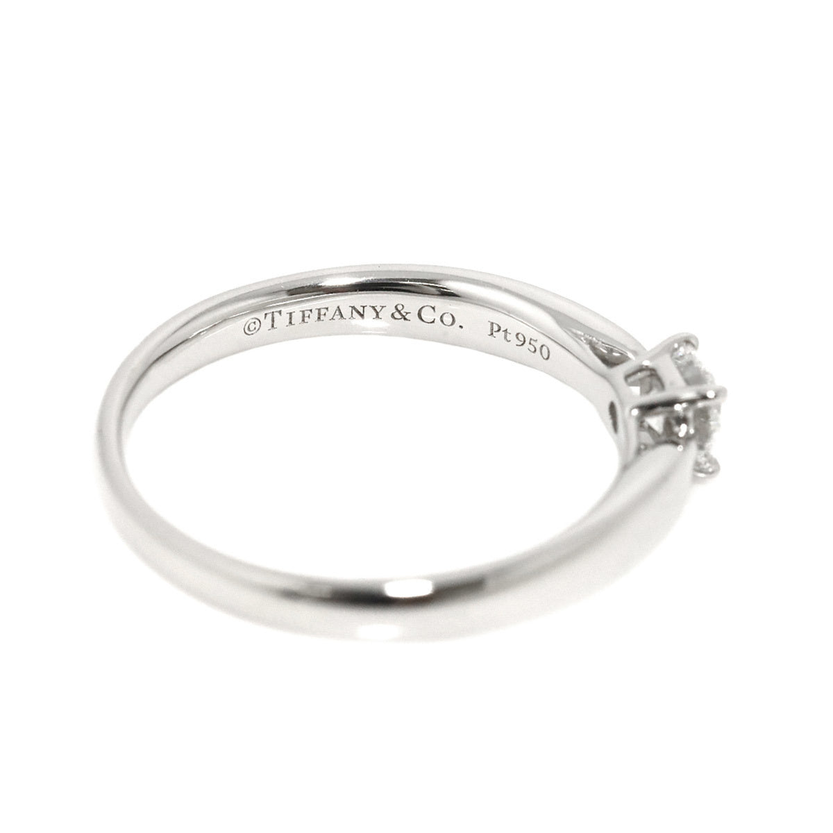 Tiffany Platinum 950 Band Ring (Pre-Owned)
