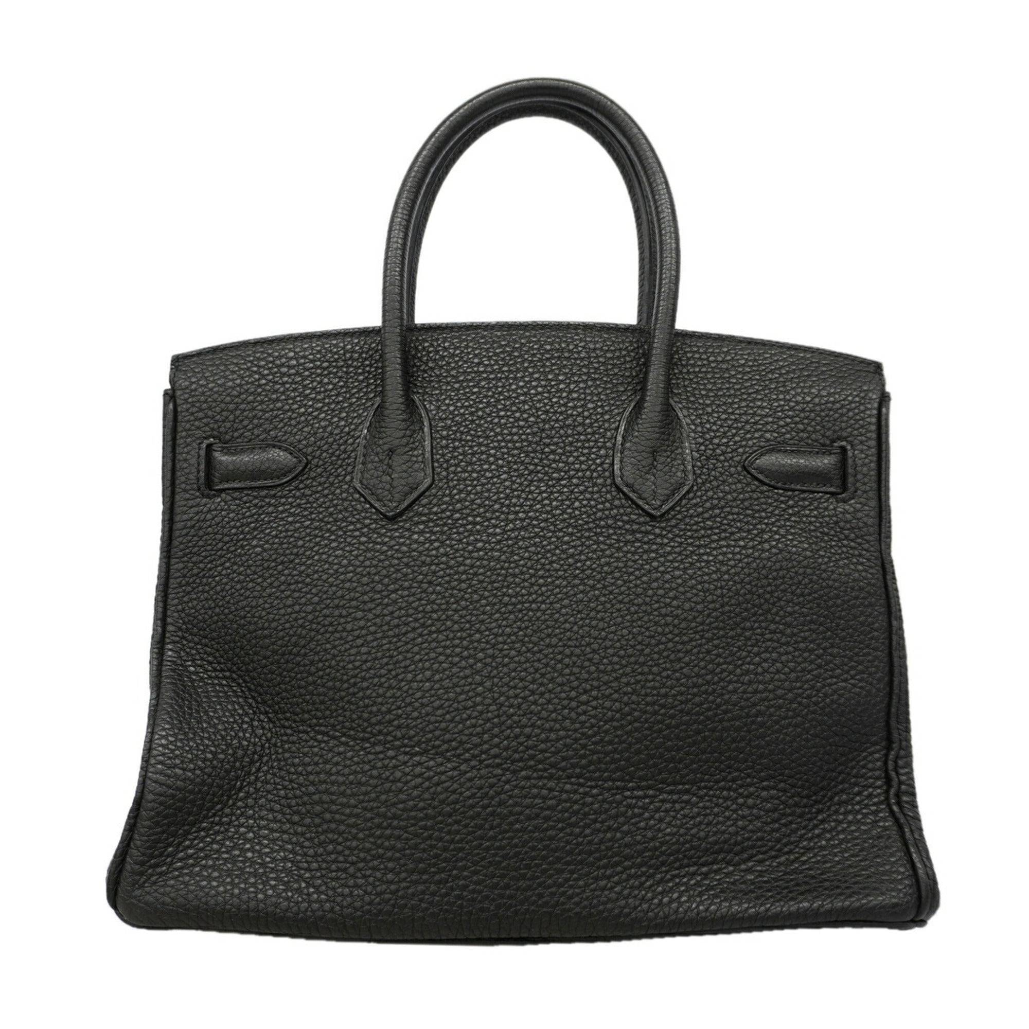 Hermes Black Togo Leather Handbag (Pre-Owned)