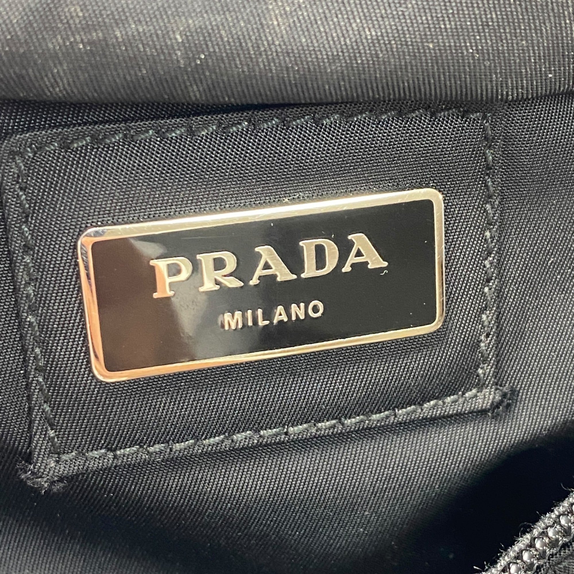 Prada Black Nylon Sling Bag (Pre-Owned)