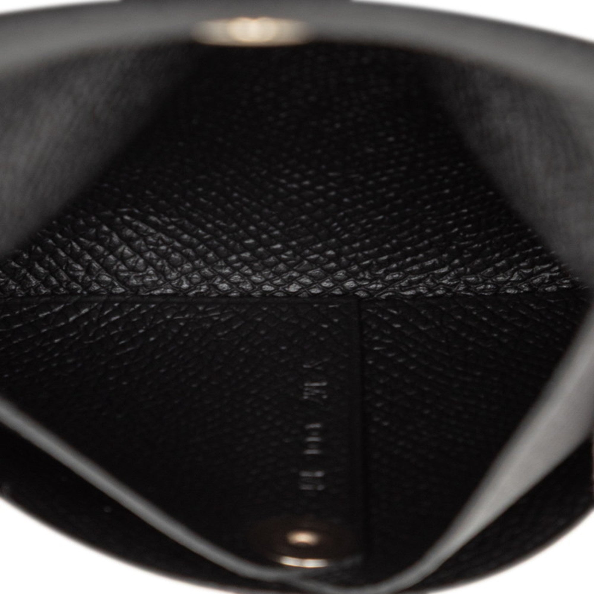 Hermes Bastia Black Epsom Leather Coin Purse/Coin Case (Pre-Owned)