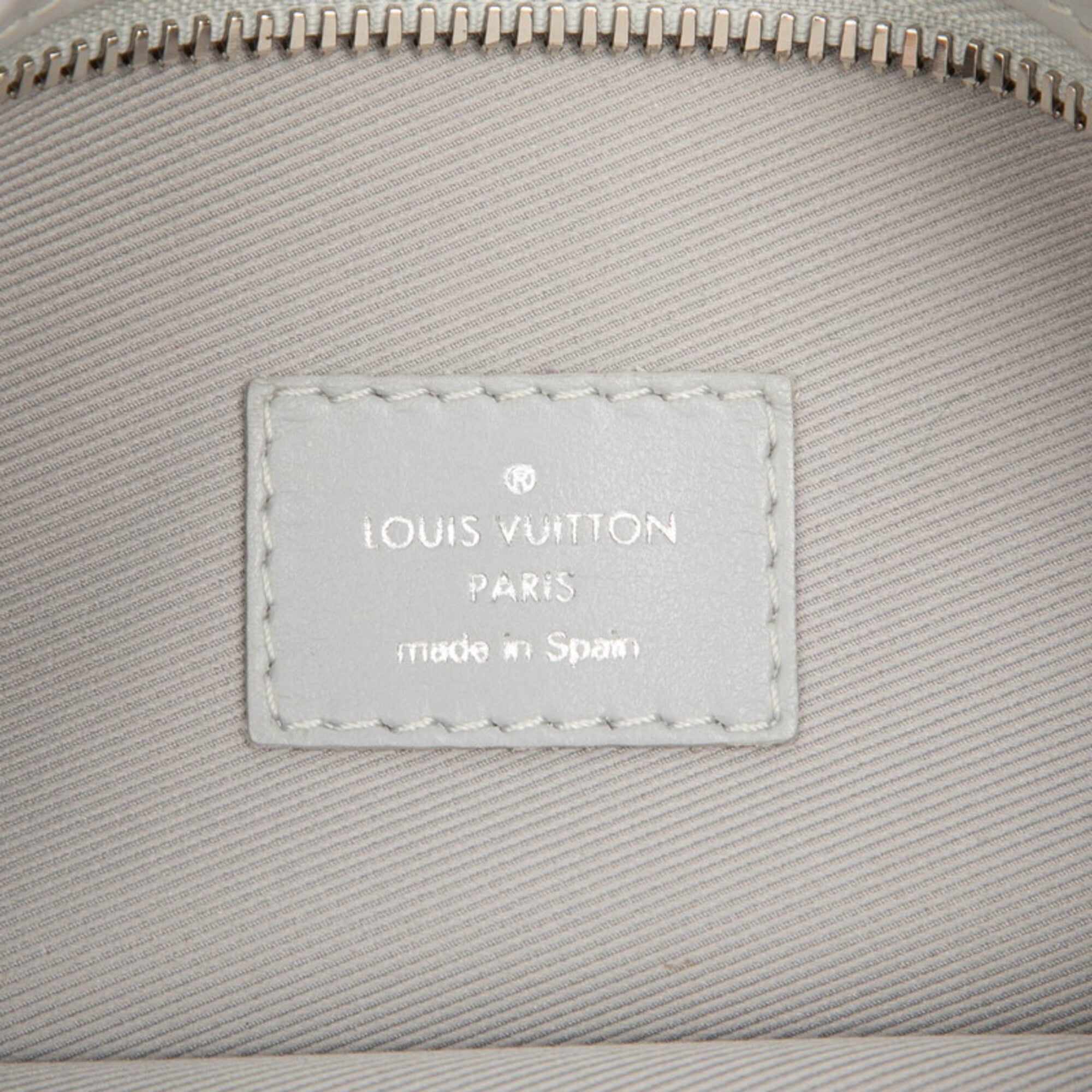 Louis Vuitton Monogram Light Gray Orange Pvc Canvas Shoulder Bag (Pre-Owned)