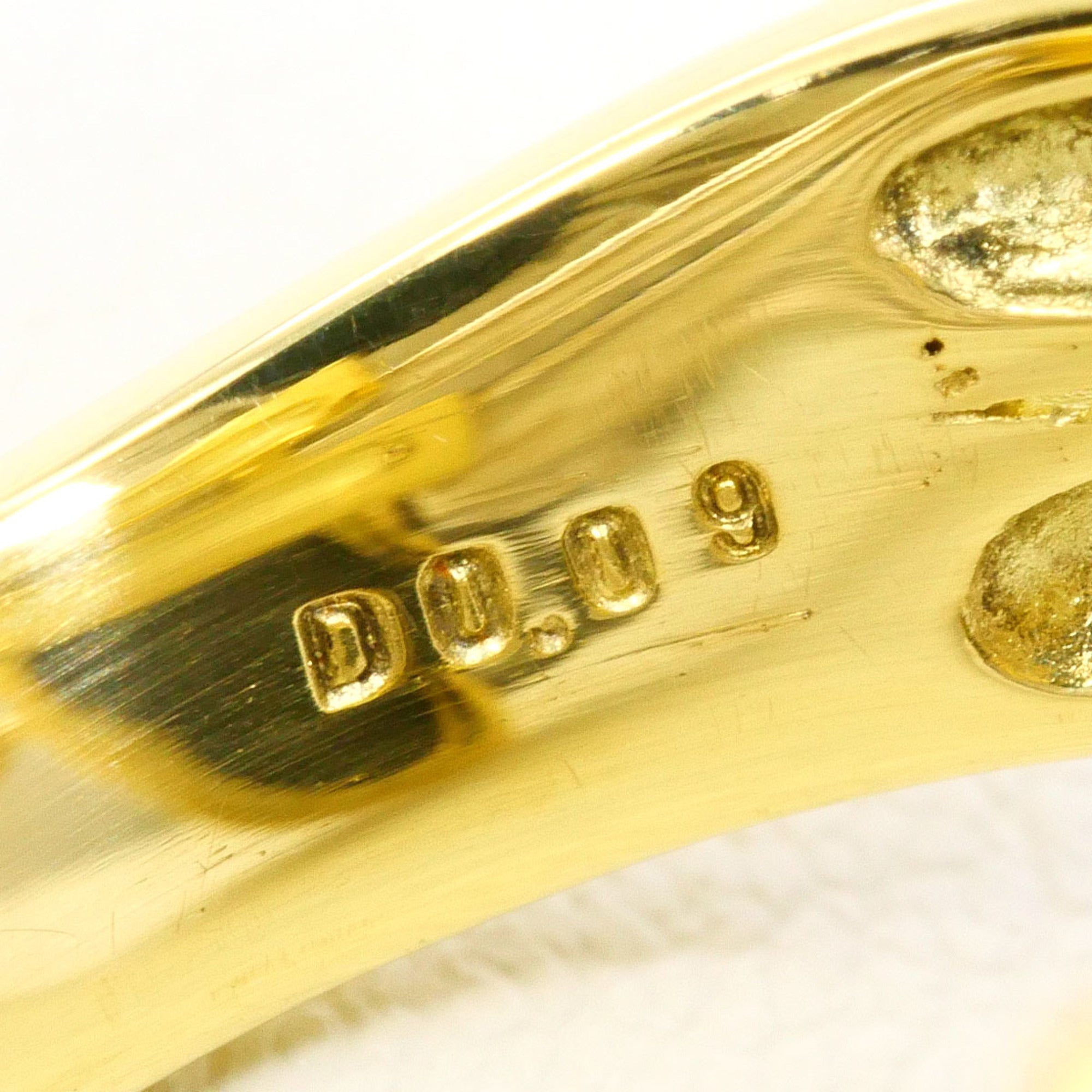 Unbranded Black Platinum Yellow Gold Yellow Gold (18K) Platinum 900 Band Ring (Pre-Owned)