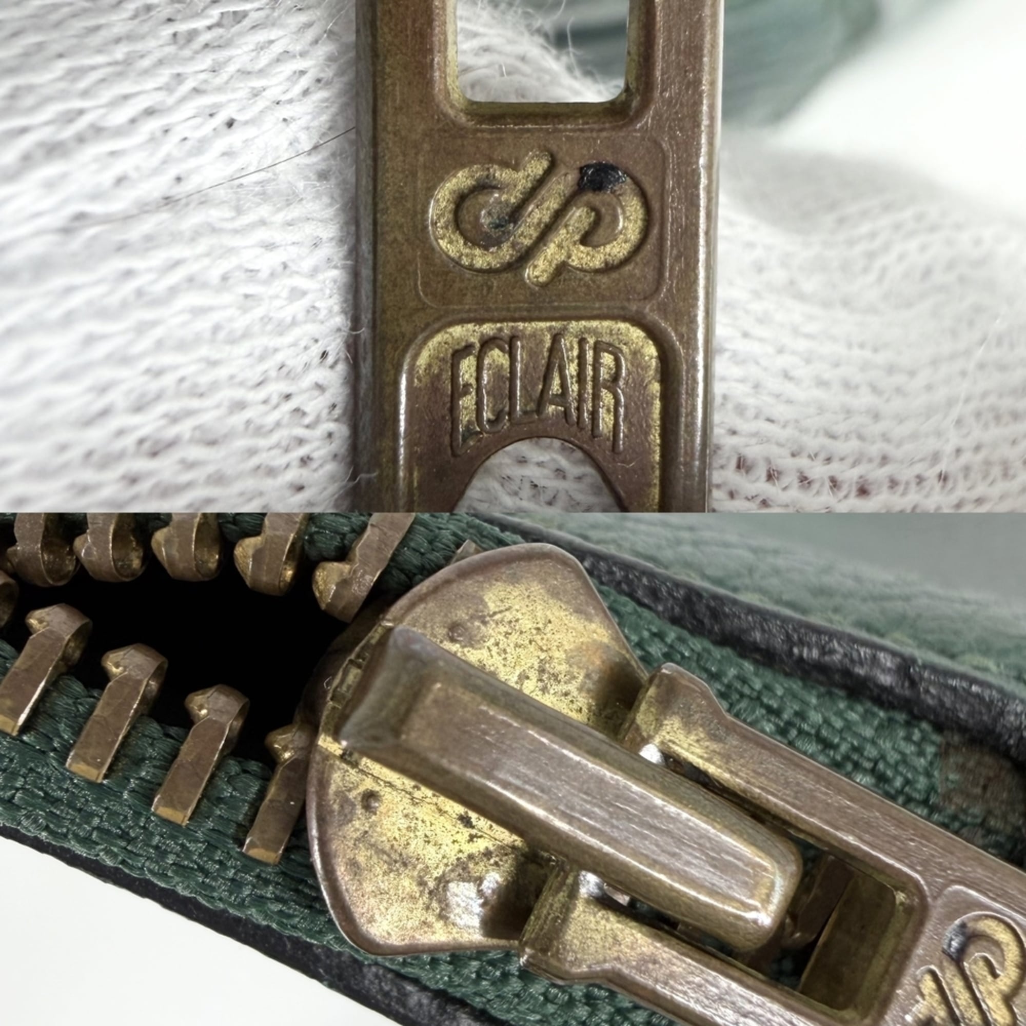 Hermes Bolide Green Leather Handbag Shoulder Bag (Pre-Owned)