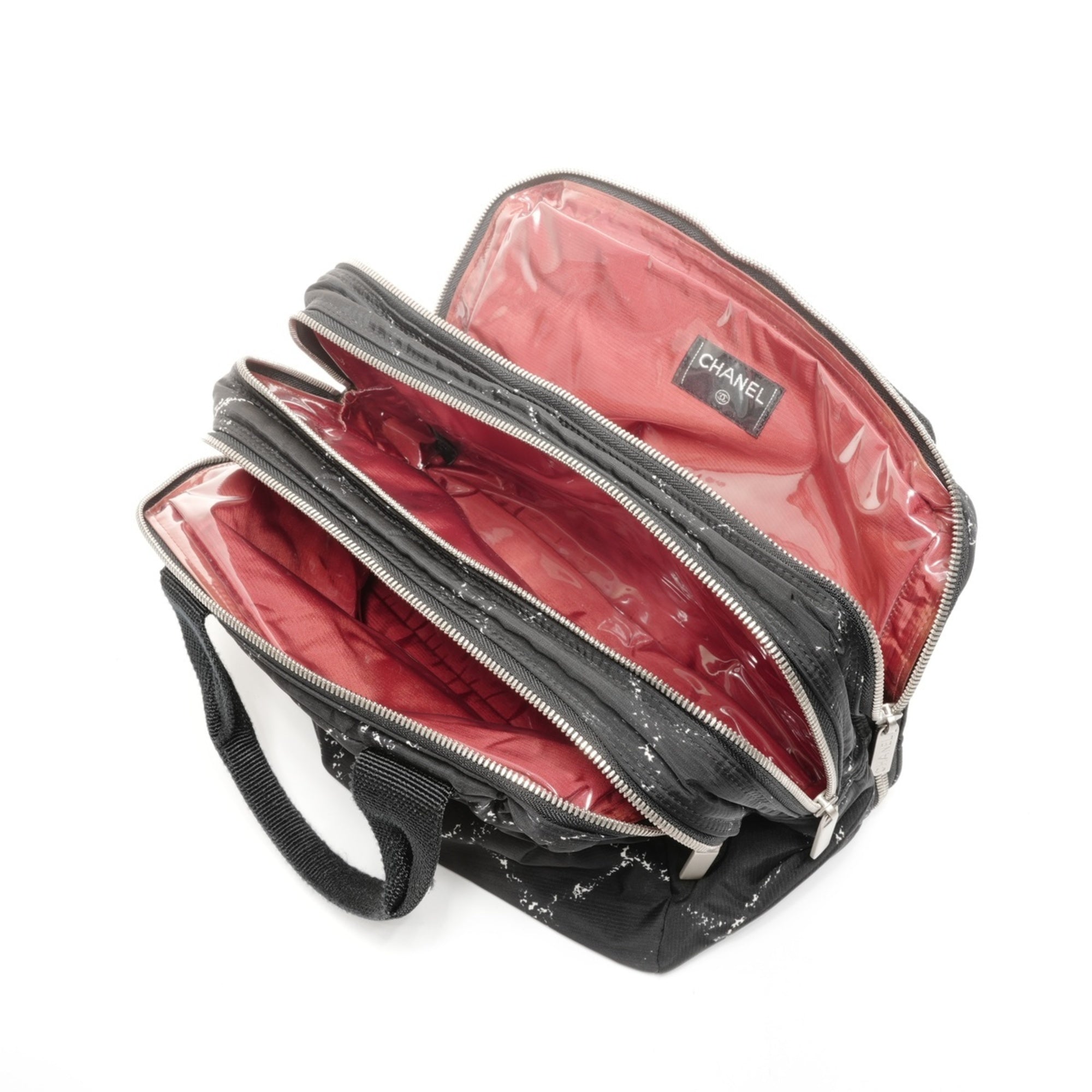 Chanel Travel Line Black Travel Line Handbag (Pre-Owned)