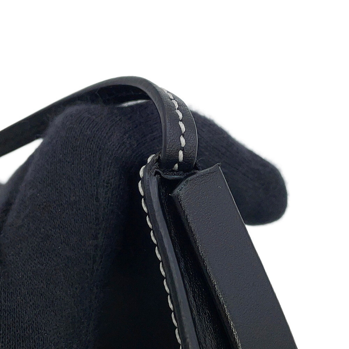 Loewe Black Leather Coin Purse/Coin Case (Pre-Owned)