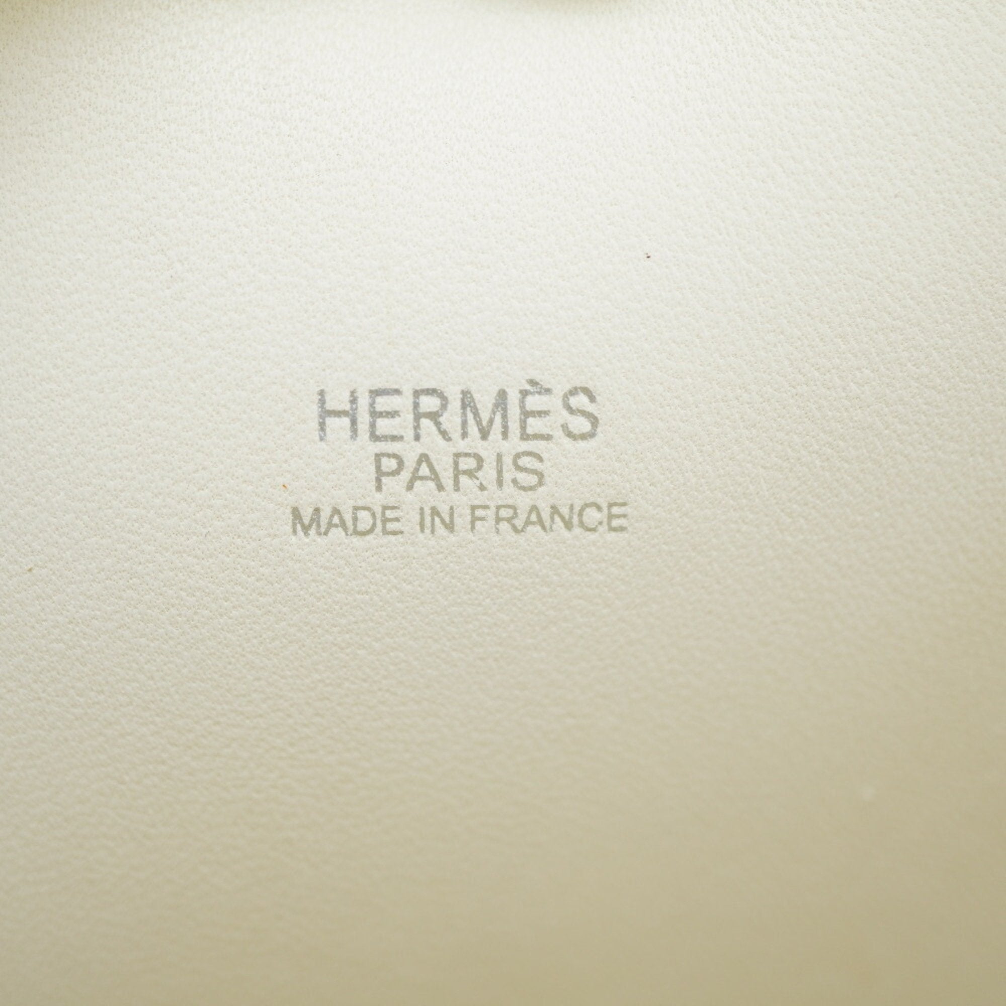 Hermes Bolide White Toile H Taurillon Clemence Leather Handbag (Pre-Owned)