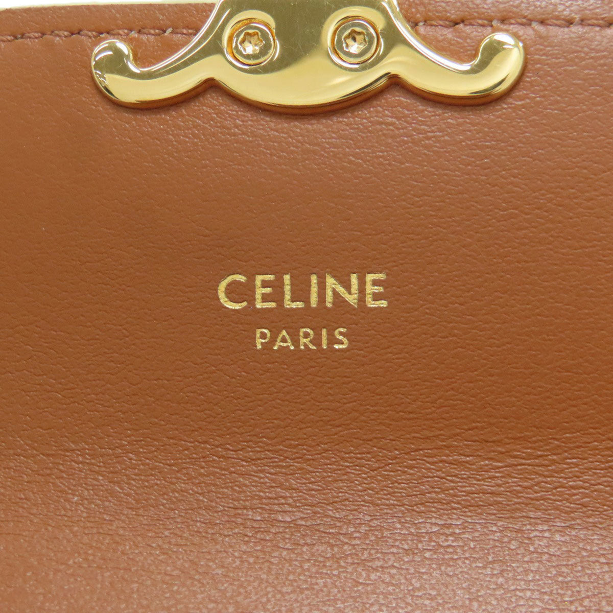 Celine White Leather Wallet (Tri-Fold) (Pre-Owned)
