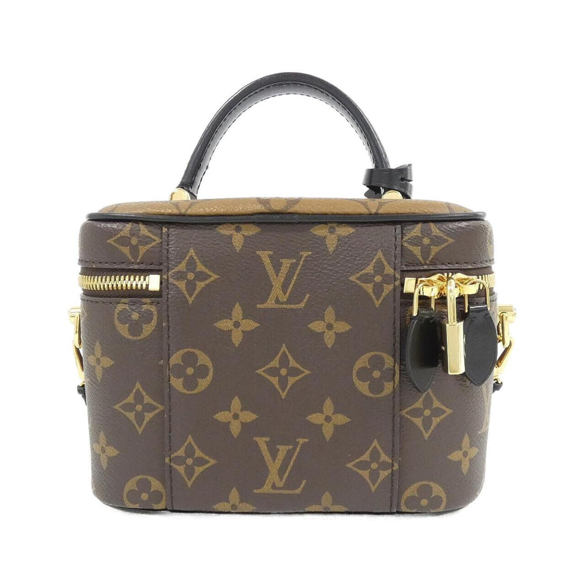Louis Vuitton Marron Coated Canvas Handbag (Pre-Owned)