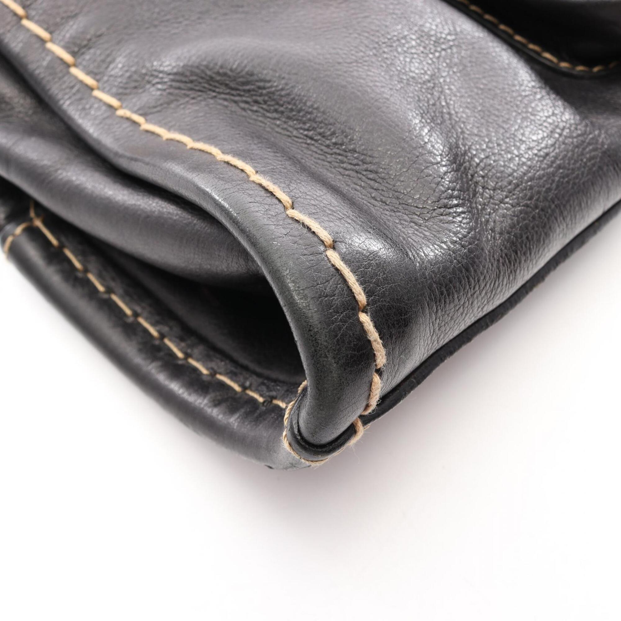 Chloé Black Leather Handbag (Pre-Owned)